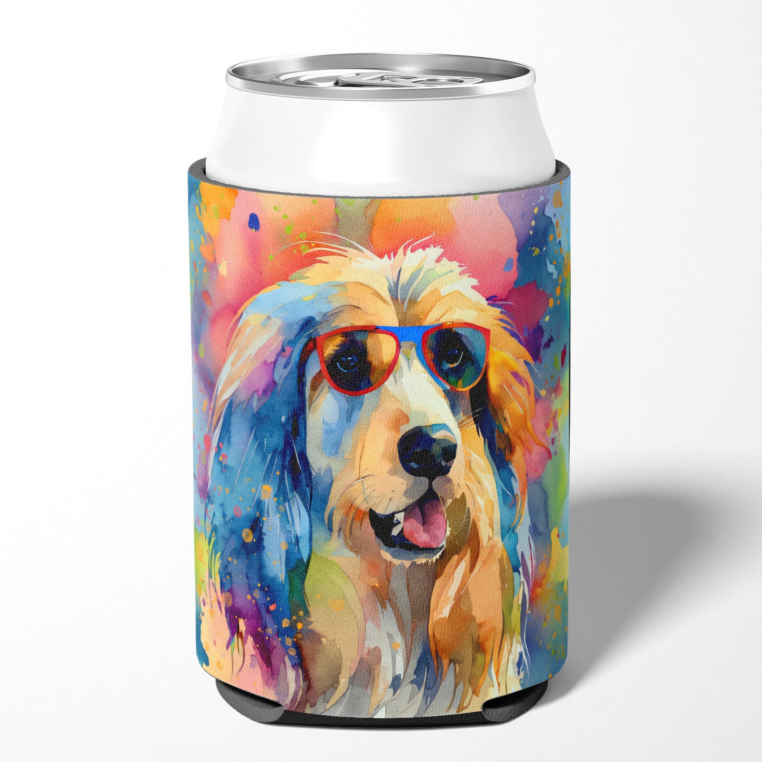 Buy this Afghan Hound Hippie Dawg Can or Bottle Hugger