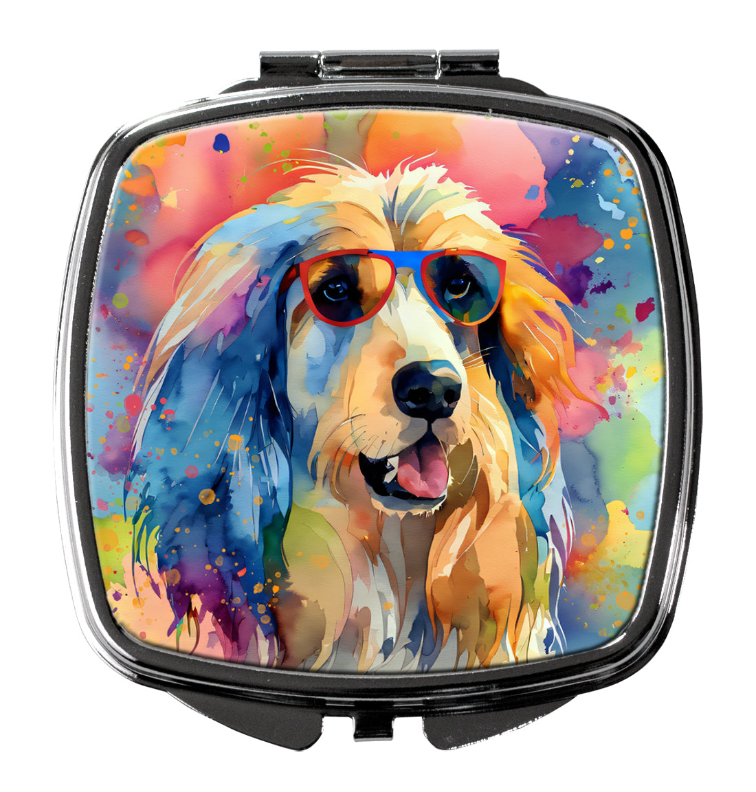 Buy this Afghan Hound Hippie Dawg Compact Mirror
