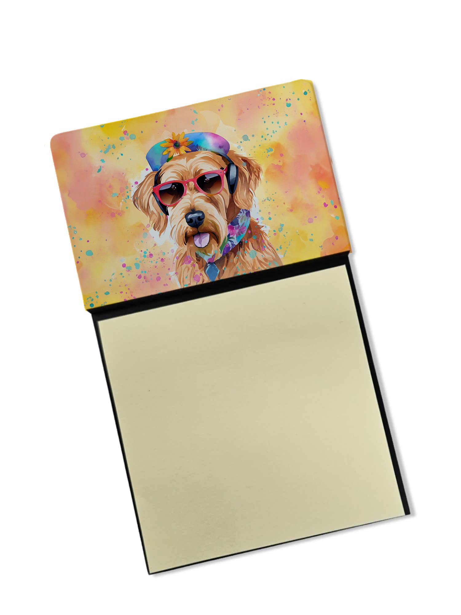 Buy this Airedale Terrier Hippie Dawg Sticky Note Holder