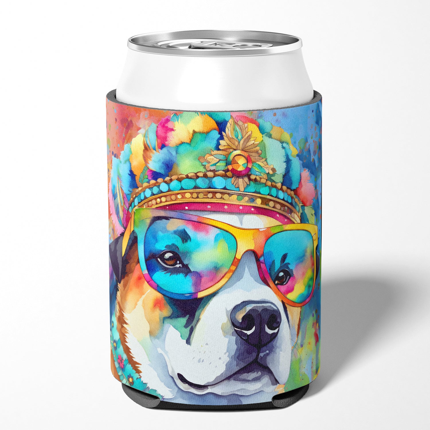 Buy this Akita Hippie Dawg Can or Bottle Hugger
