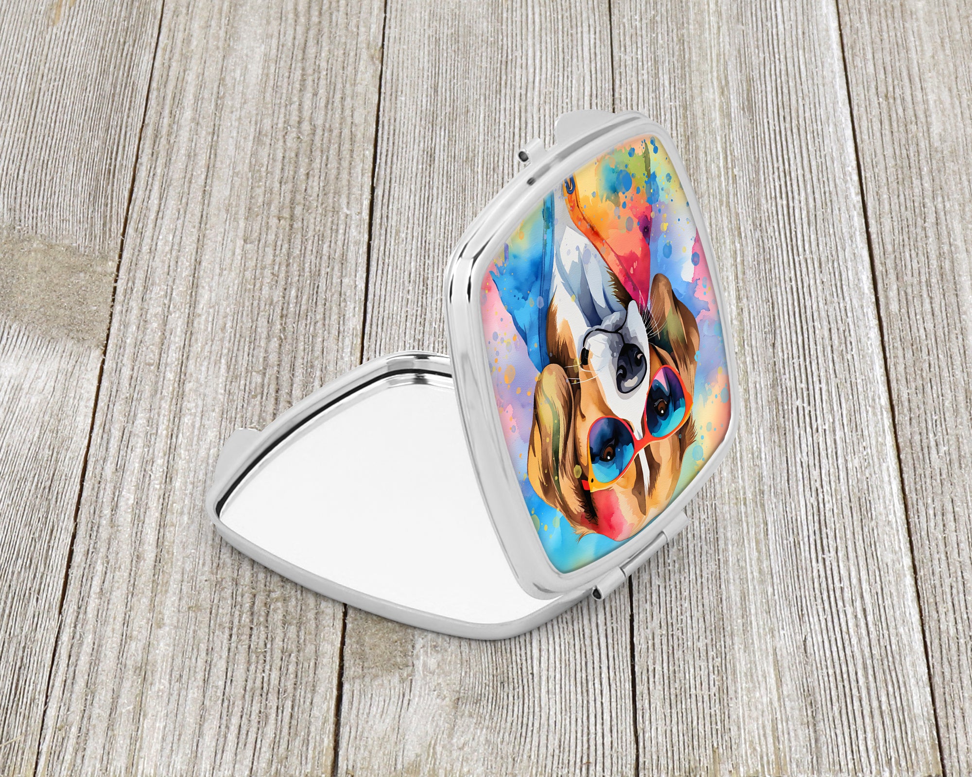 Buy this Beagle Hippie Dawg Compact Mirror