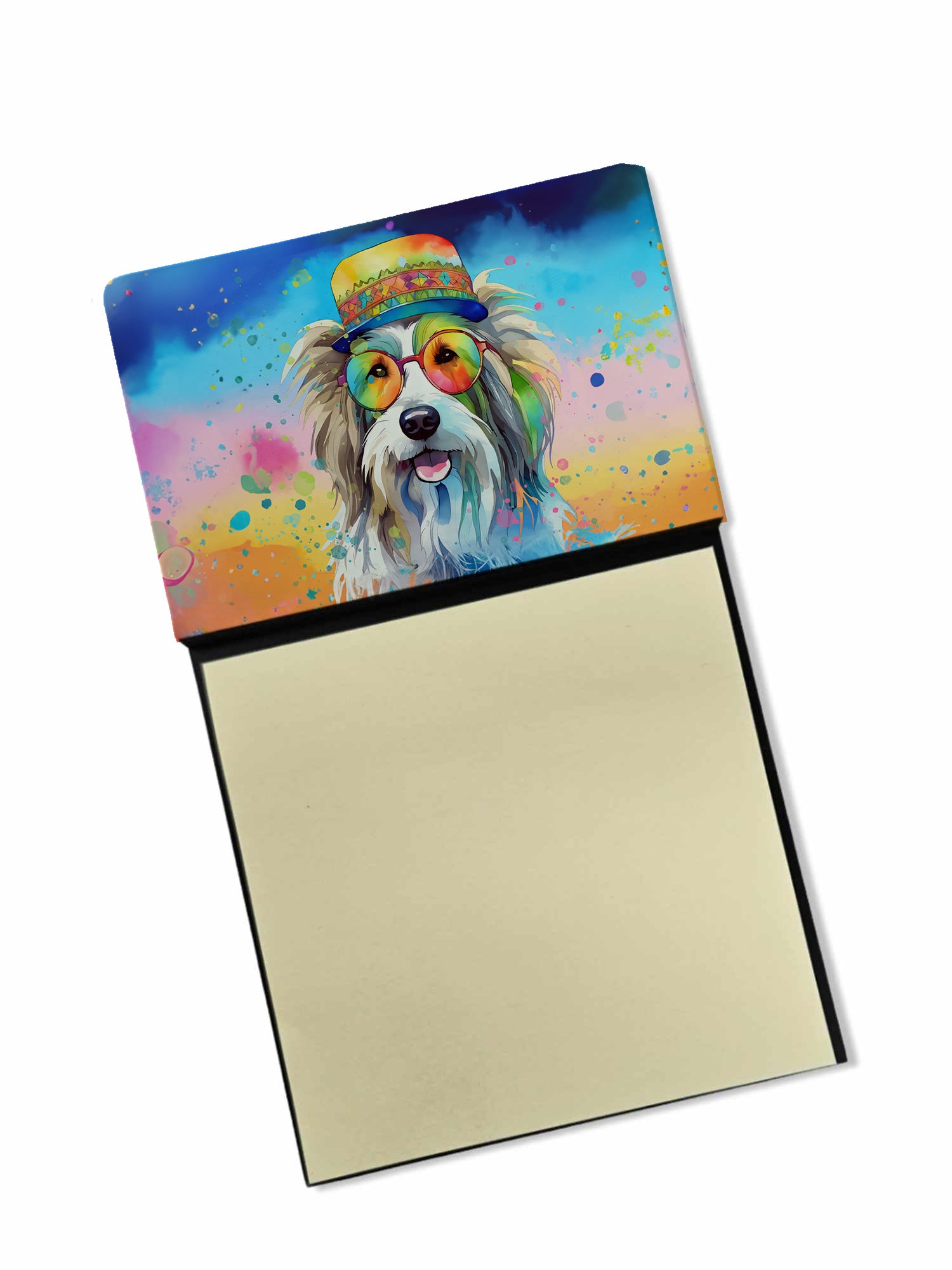 Buy this Bearded Collie Hippie Dawg Sticky Note Holder