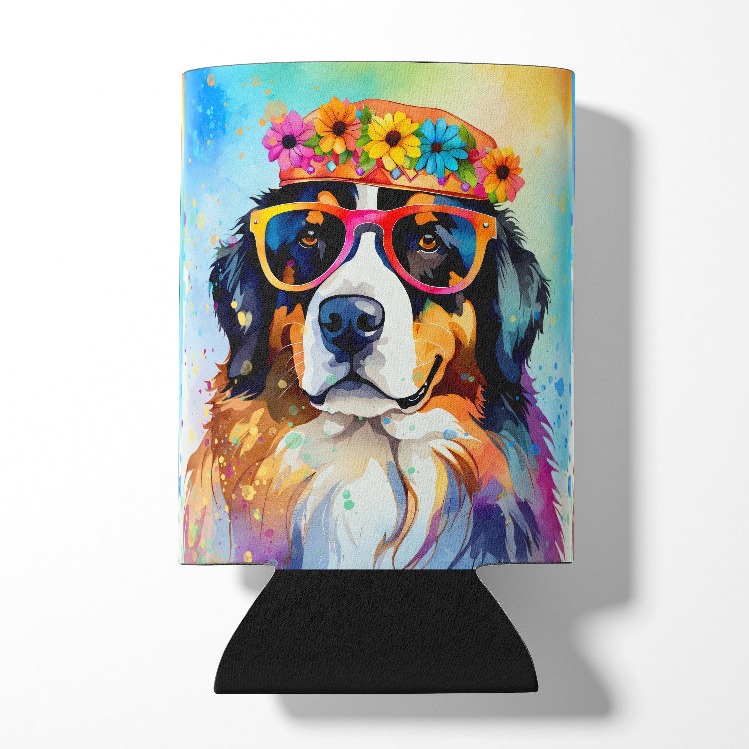 Buy this Bernese Mountain Dog Hippie Dawg Can or Bottle Hugger