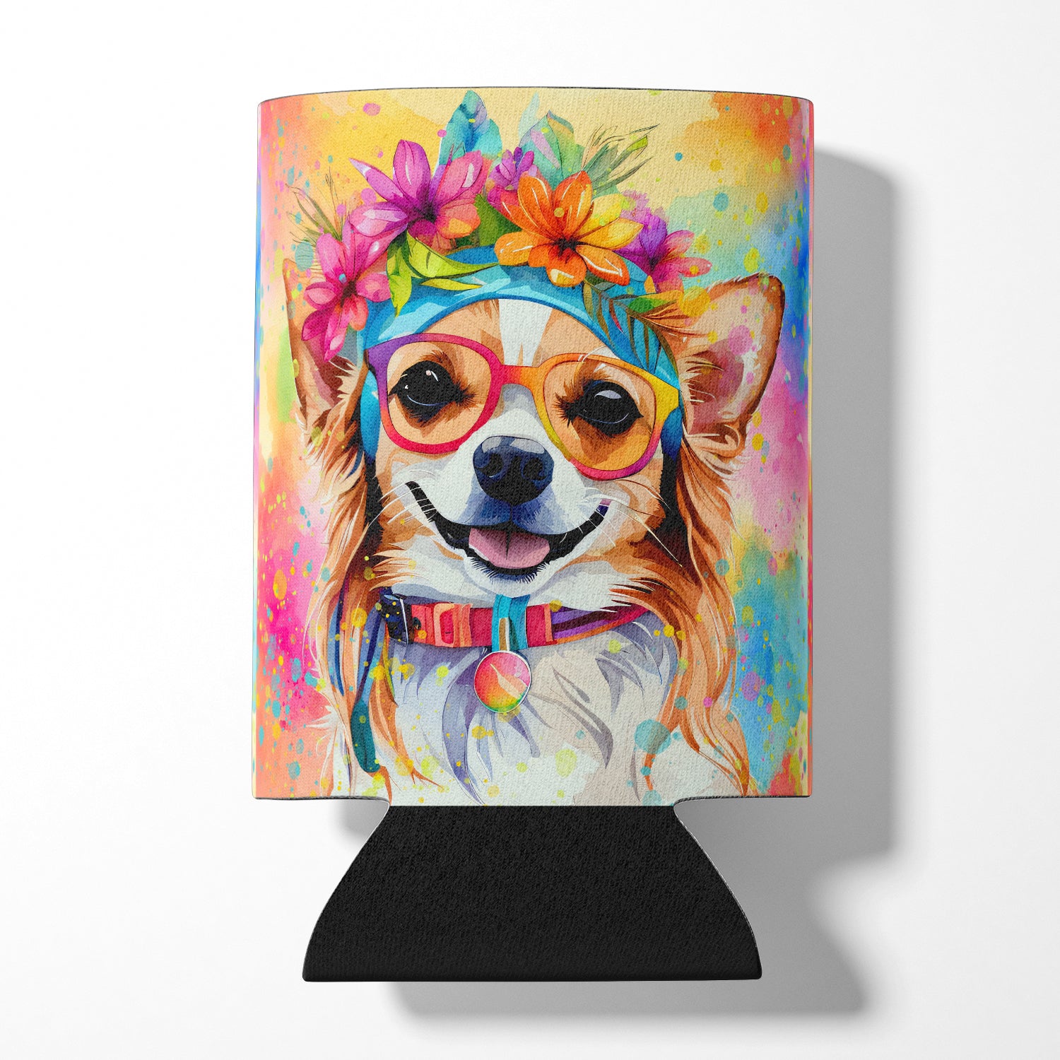 Buy this Chihuahua Hippie Dawg Can or Bottle Hugger