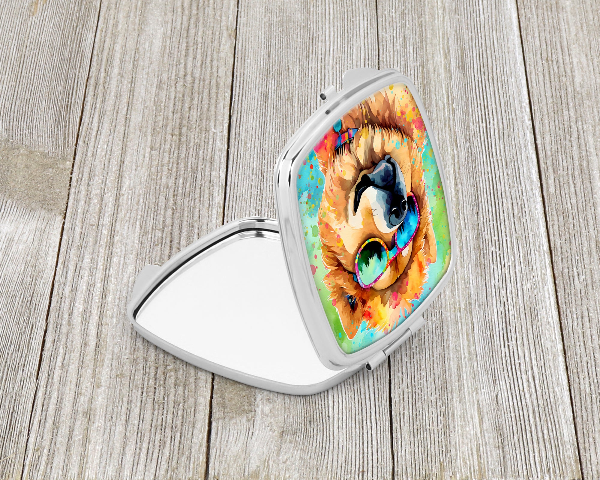Buy this Chow Chow Hippie Dawg Compact Mirror