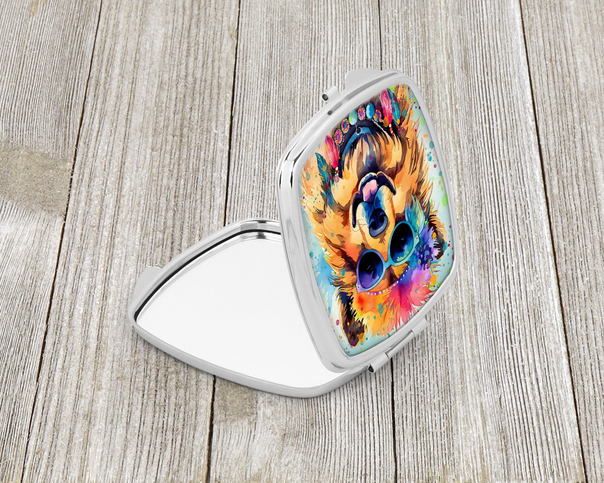 Buy this Chow Chow Hippie Dawg Compact Mirror