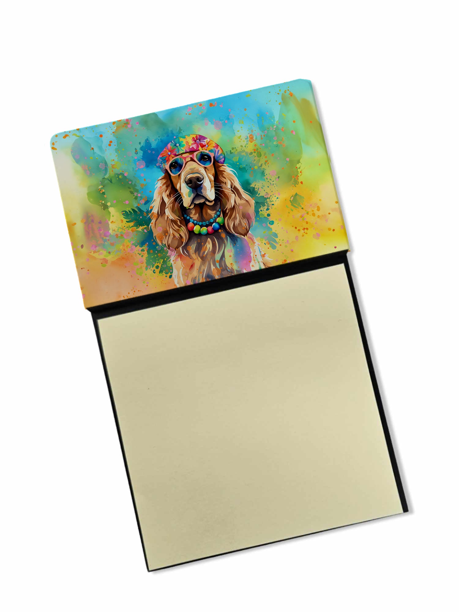 Buy this Cocker Spaniel Hippie Dawg Sticky Note Holder