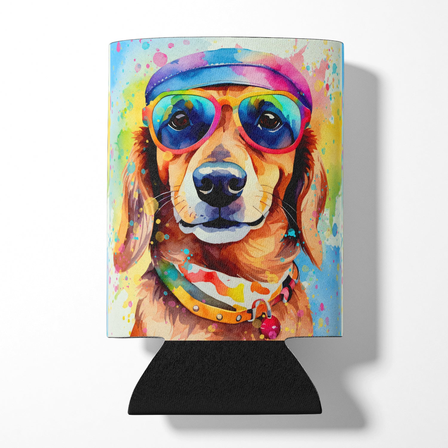 Buy this Dachshund Hippie Dawg Can or Bottle Hugger