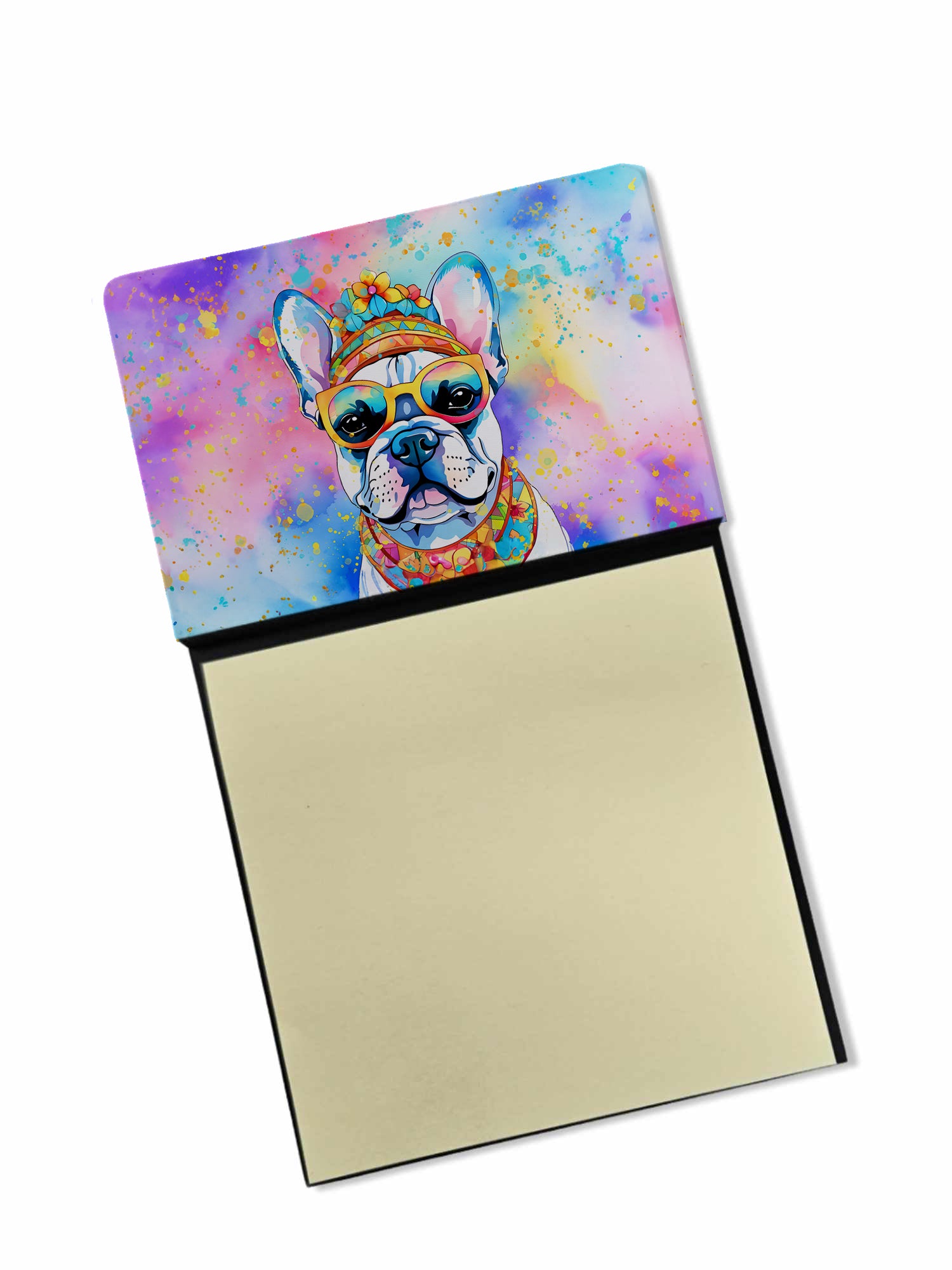 Buy this French Bulldog Hippie Dawg Sticky Note Holder
