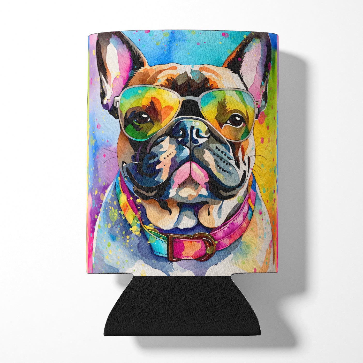 Buy this French Bulldog Hippie Dawg Can or Bottle Hugger
