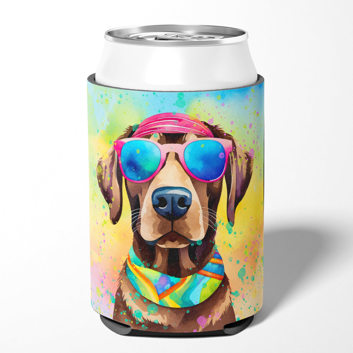 Buy this Chocolate Labrador Hippie Dawg Can or Bottle Hugger