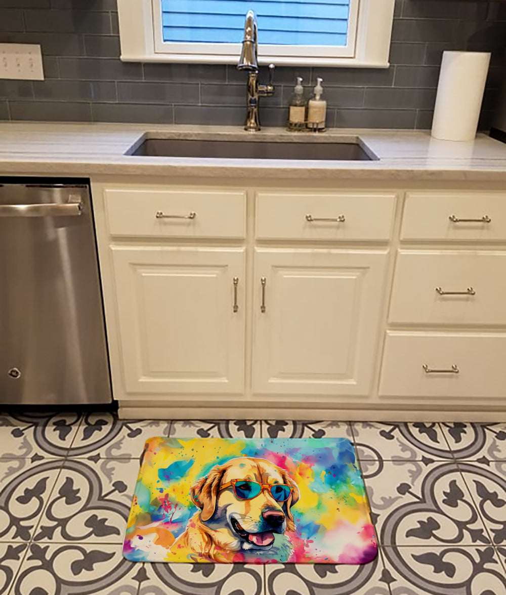 Buy this Yellow Labrador Hippie Dawg Memory Foam Kitchen Mat
