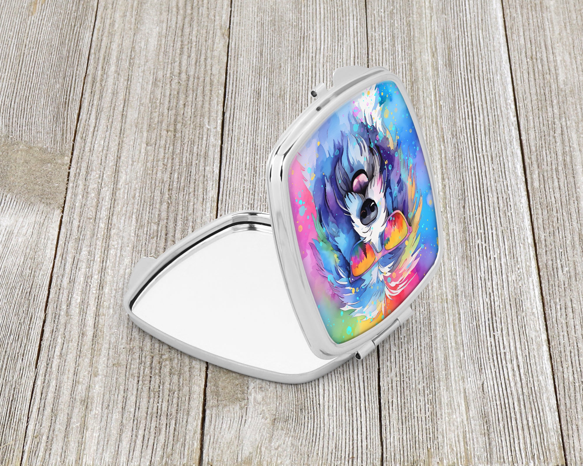 Buy this Old English Sheepdog Hippie Dawg Compact Mirror