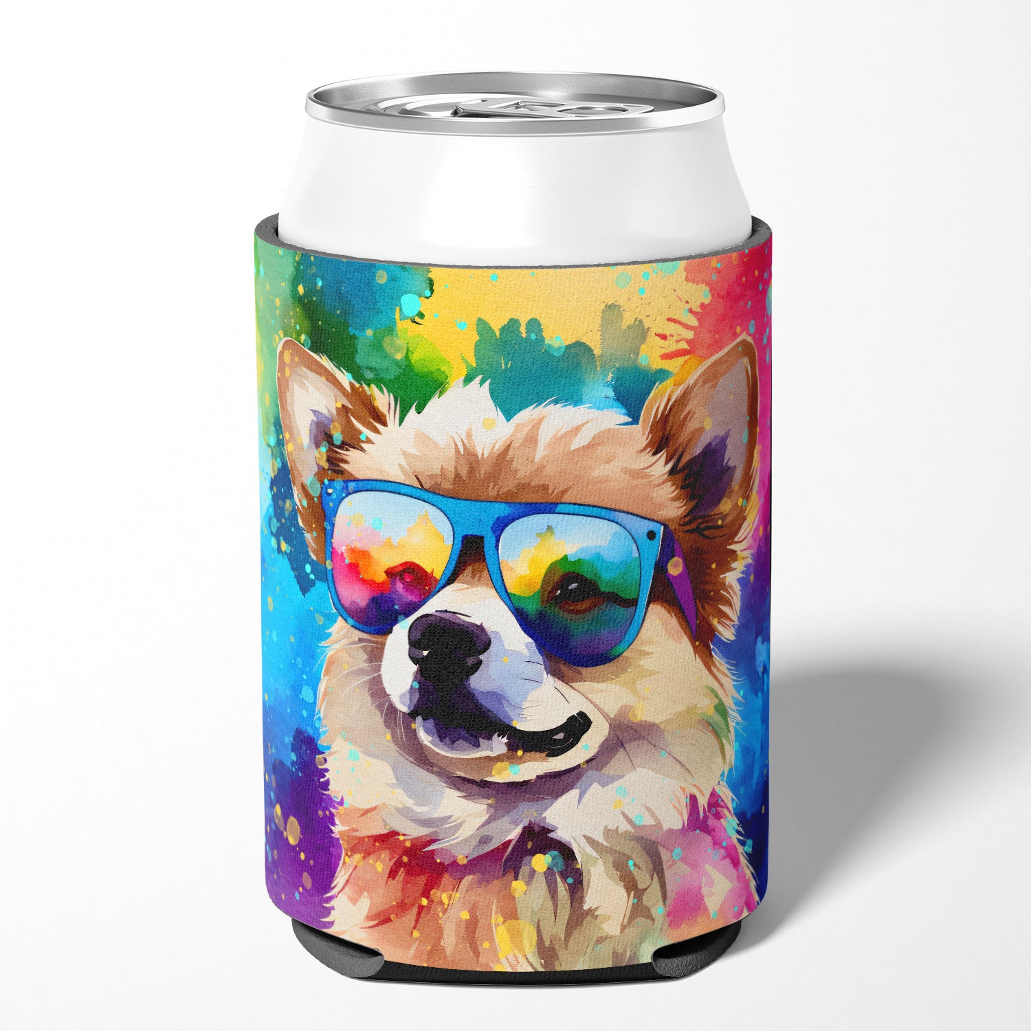 Buy this Pomeranian Hippie Dawg Can or Bottle Hugger