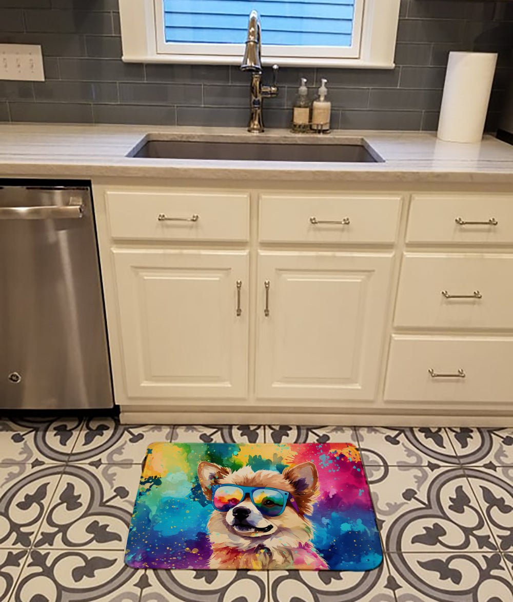 Buy this Pomeranian Hippie Dawg Memory Foam Kitchen Mat