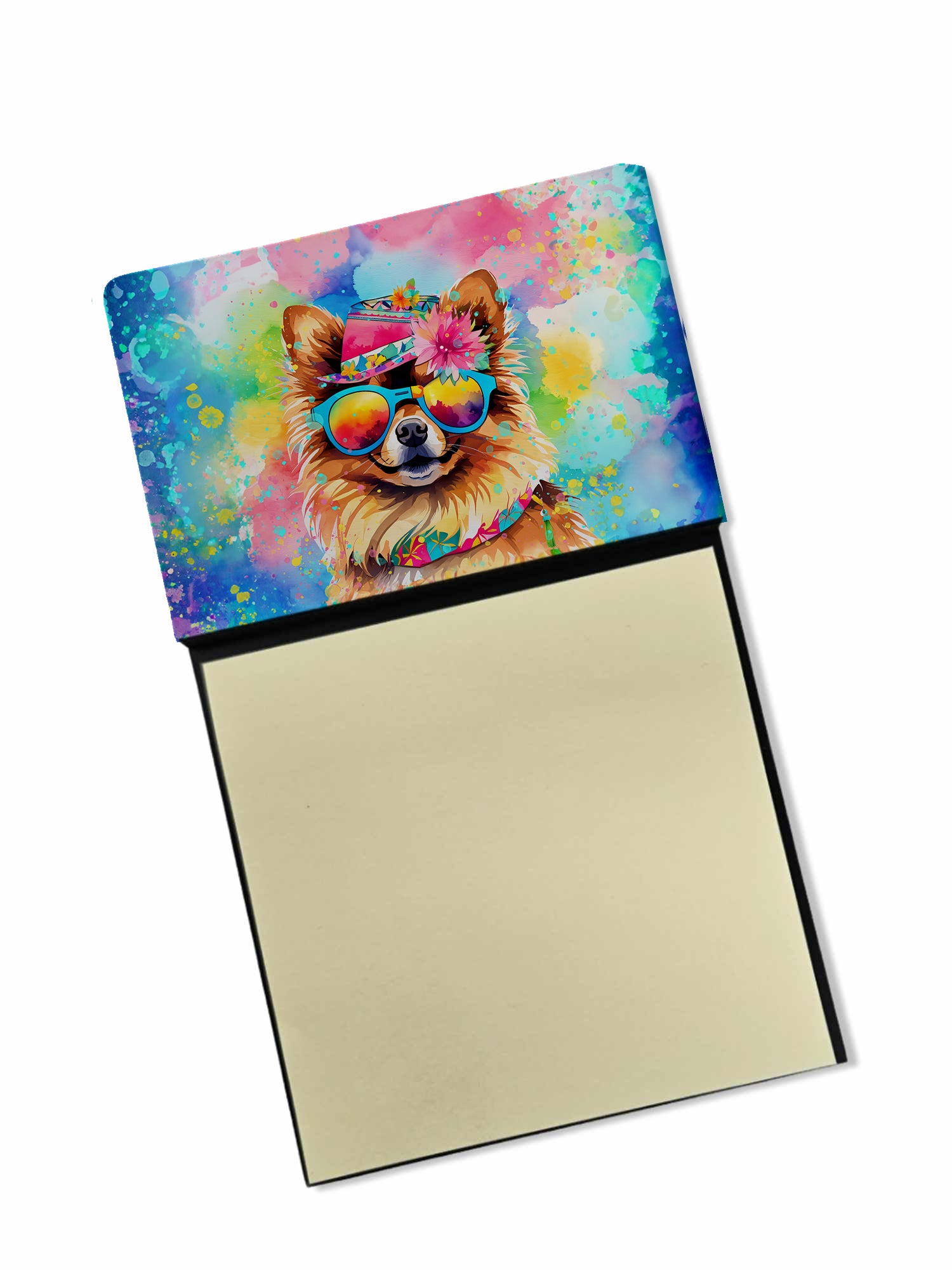 Buy this Pomeranian Hippie Dawg Sticky Note Holder