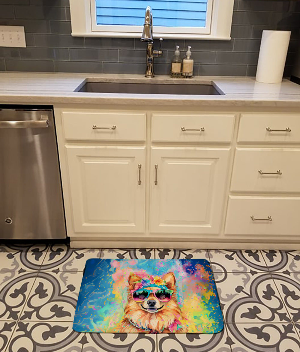 Buy this Pomeranian Hippie Dawg Memory Foam Kitchen Mat