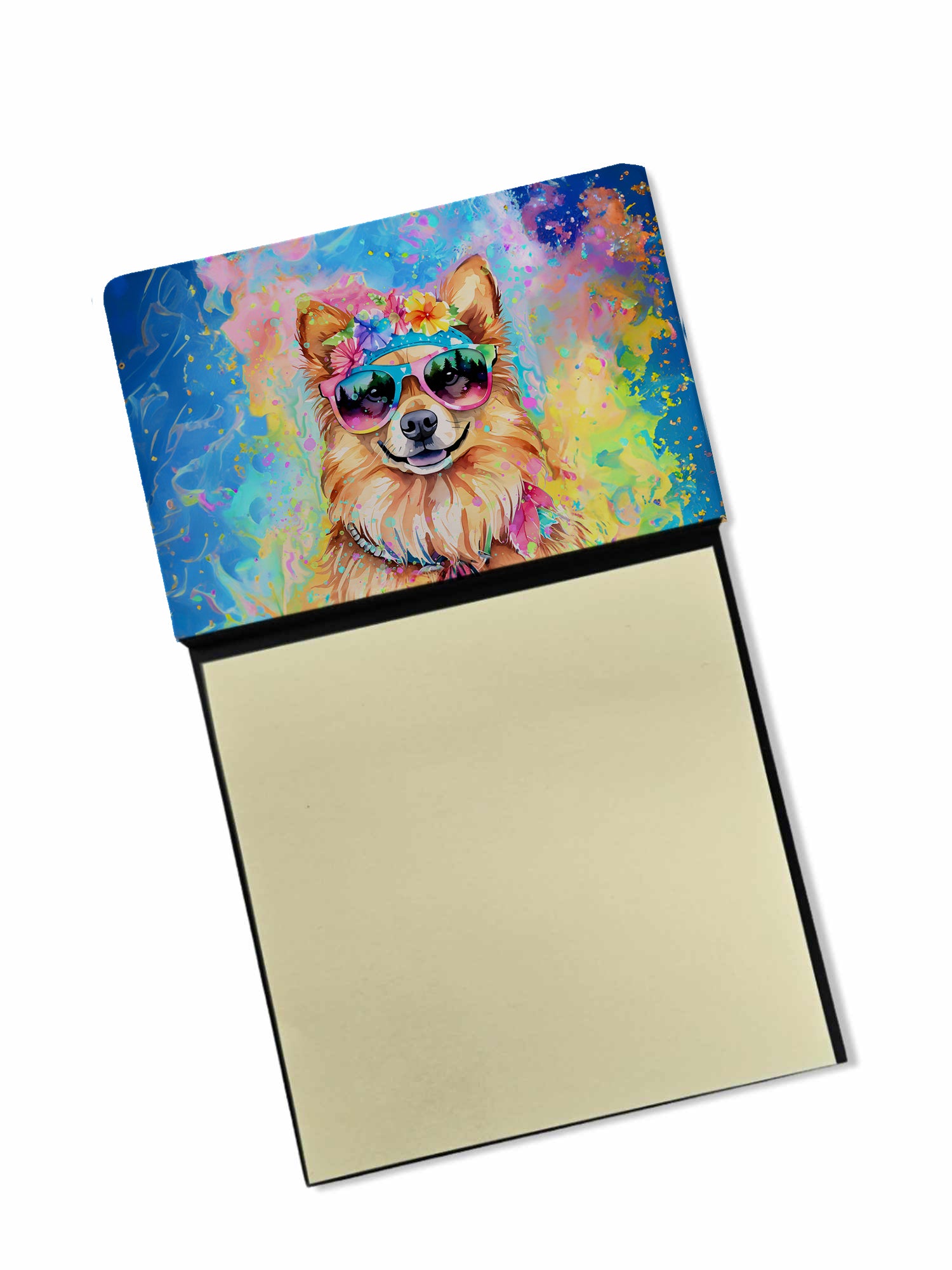 Buy this Pomeranian Hippie Dawg Sticky Note Holder