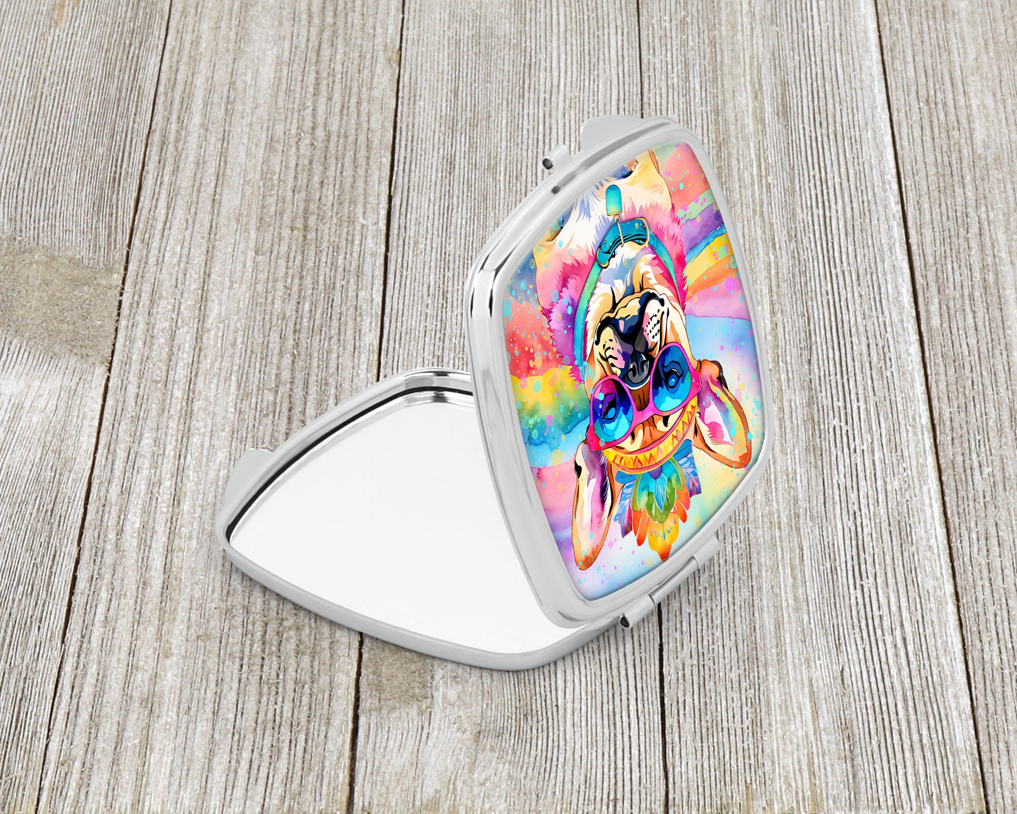 Buy this Pug Hippie Dawg Compact Mirror