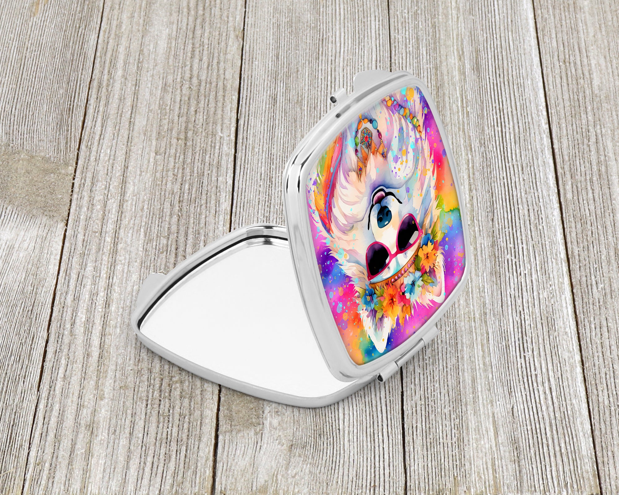 Buy this Samoyed Hippie Dawg Compact Mirror