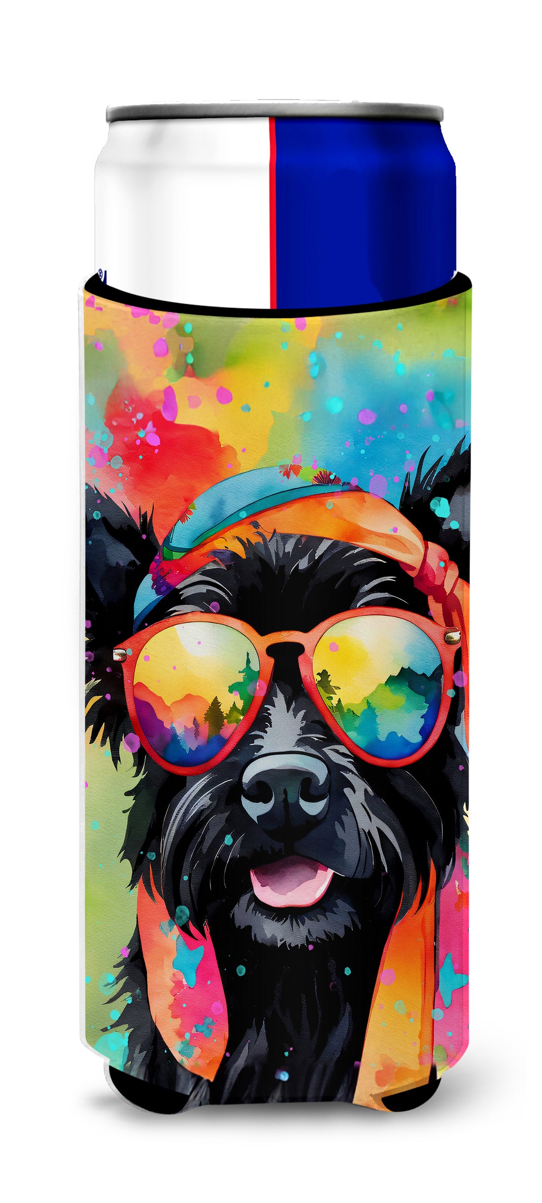 Buy this Scottish Terrier Hippie Dawg Hugger for Ultra Slim Cans