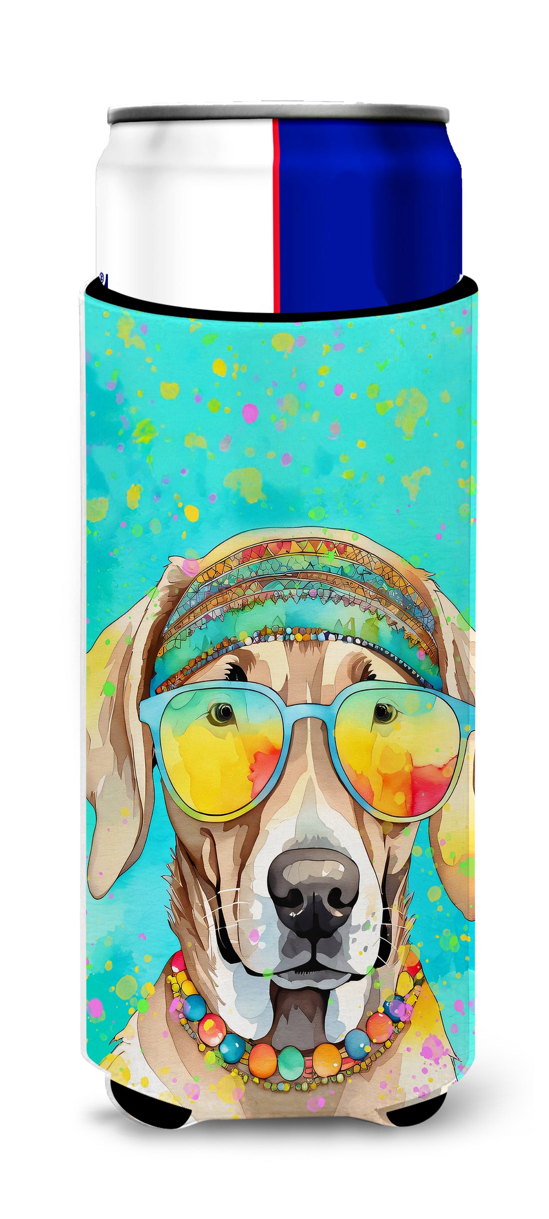 Buy this Weimaraner Hippie Dawg Hugger for Ultra Slim Cans
