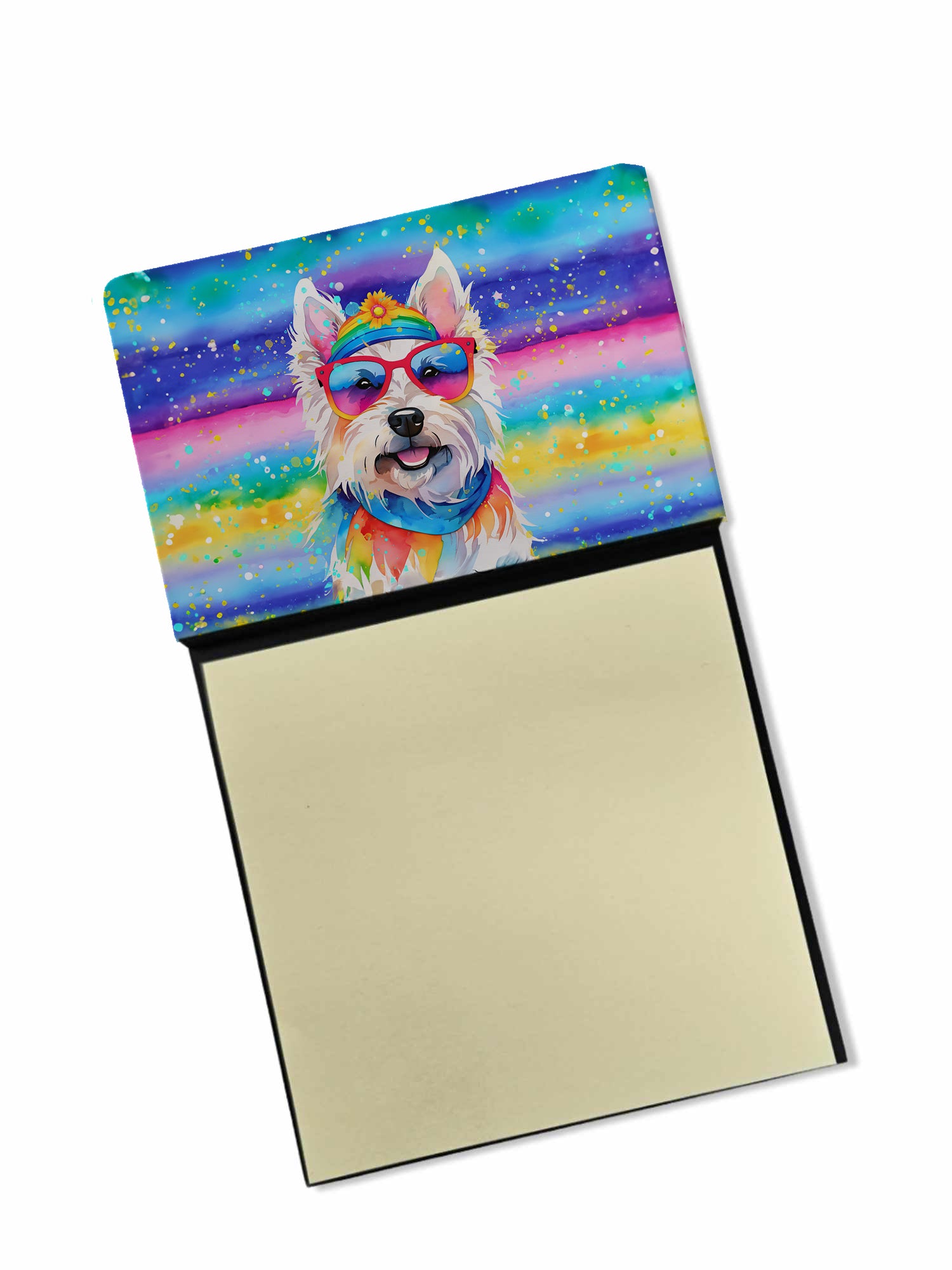 Buy this Westie Hippie Dawg Sticky Note Holder