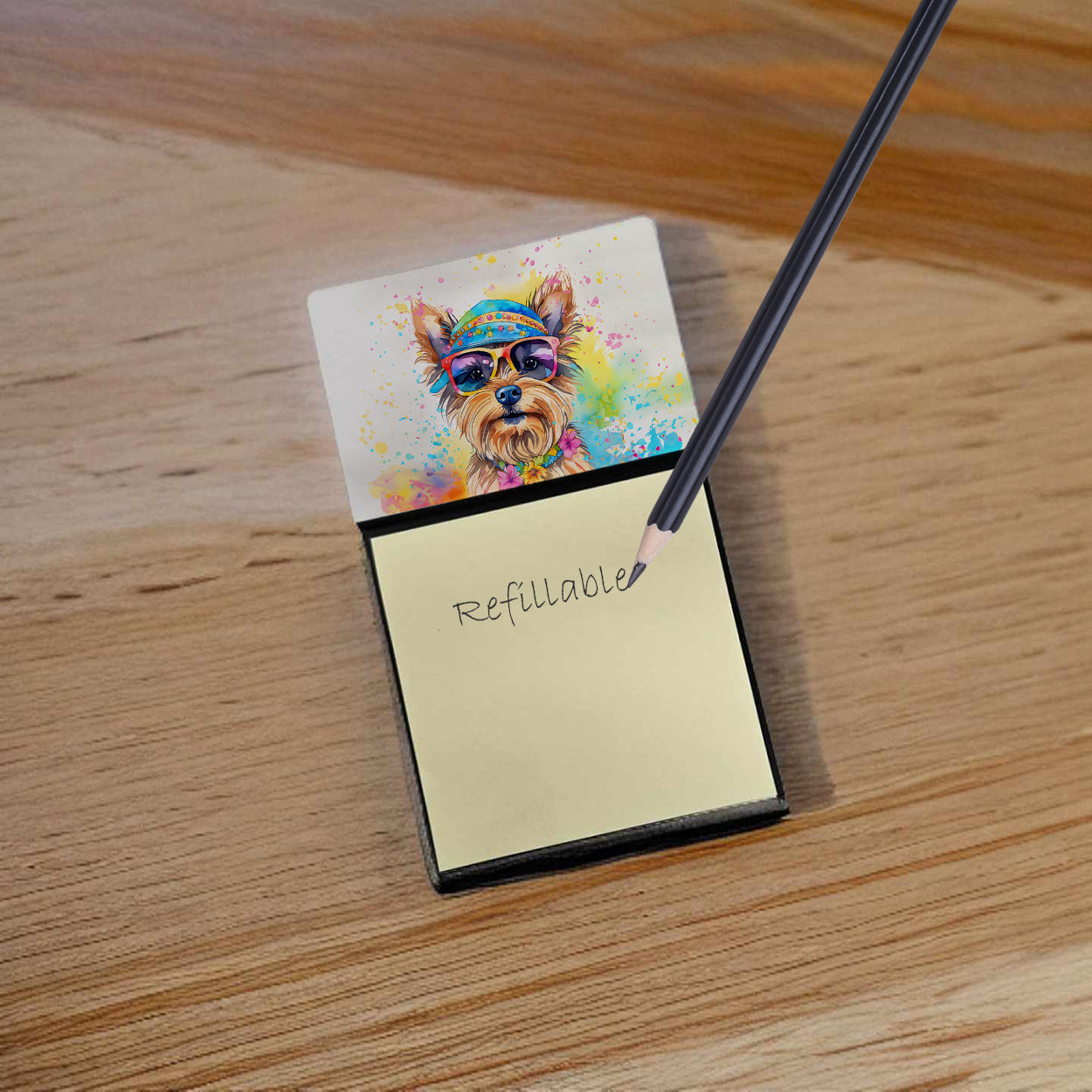 Buy this Yorkshire Terrier Hippie Dawg Sticky Note Holder