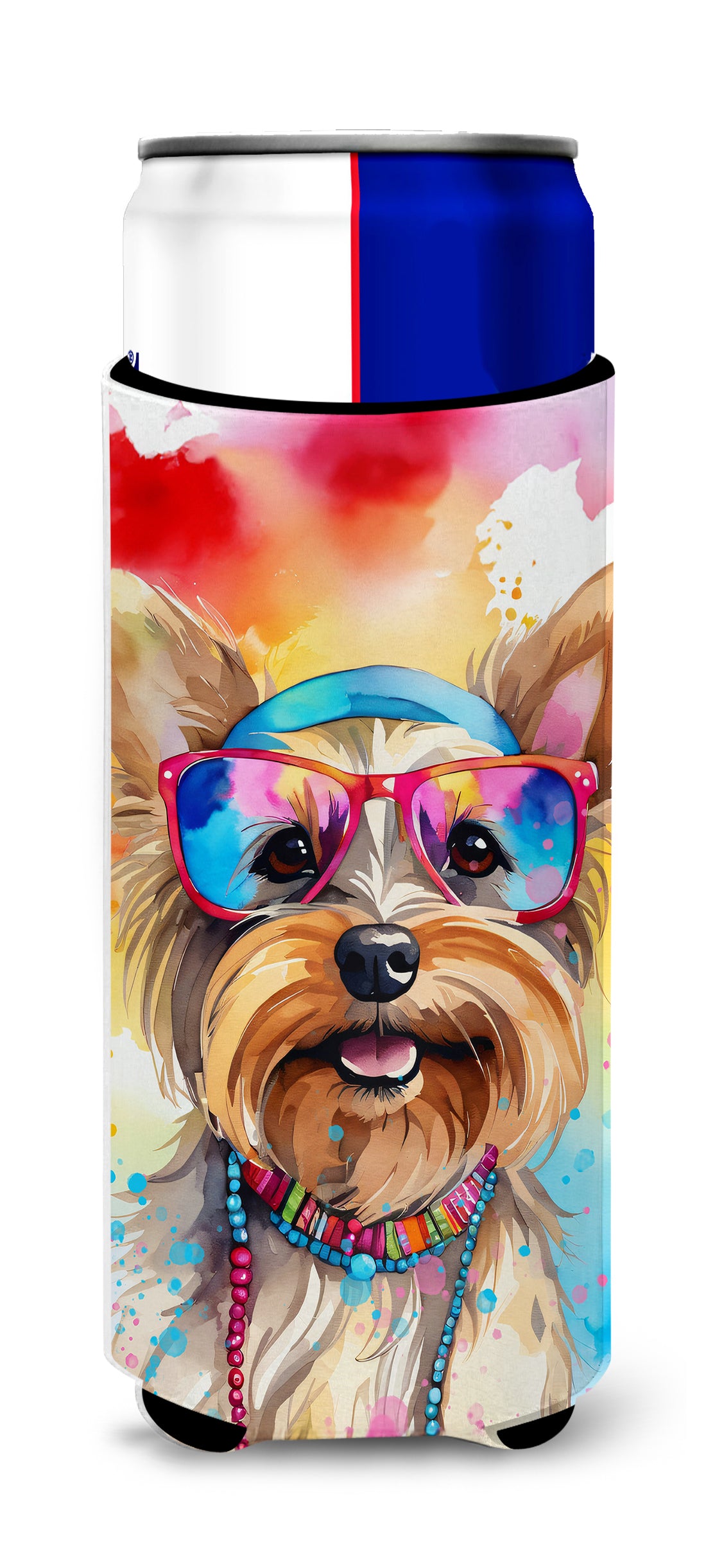 Buy this Yorkshire Terrier Hippie Dawg Hugger for Ultra Slim Cans