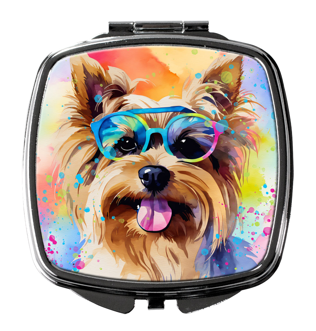 Buy this Yorkshire Terrier Hippie Dawg Compact Mirror
