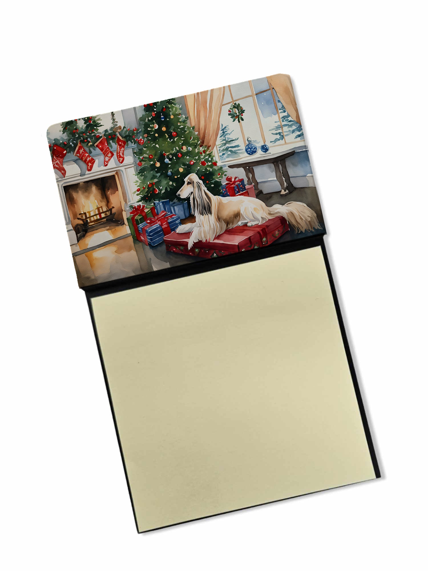 Buy this Afghan Hound Cozy Christmas Sticky Note Holder