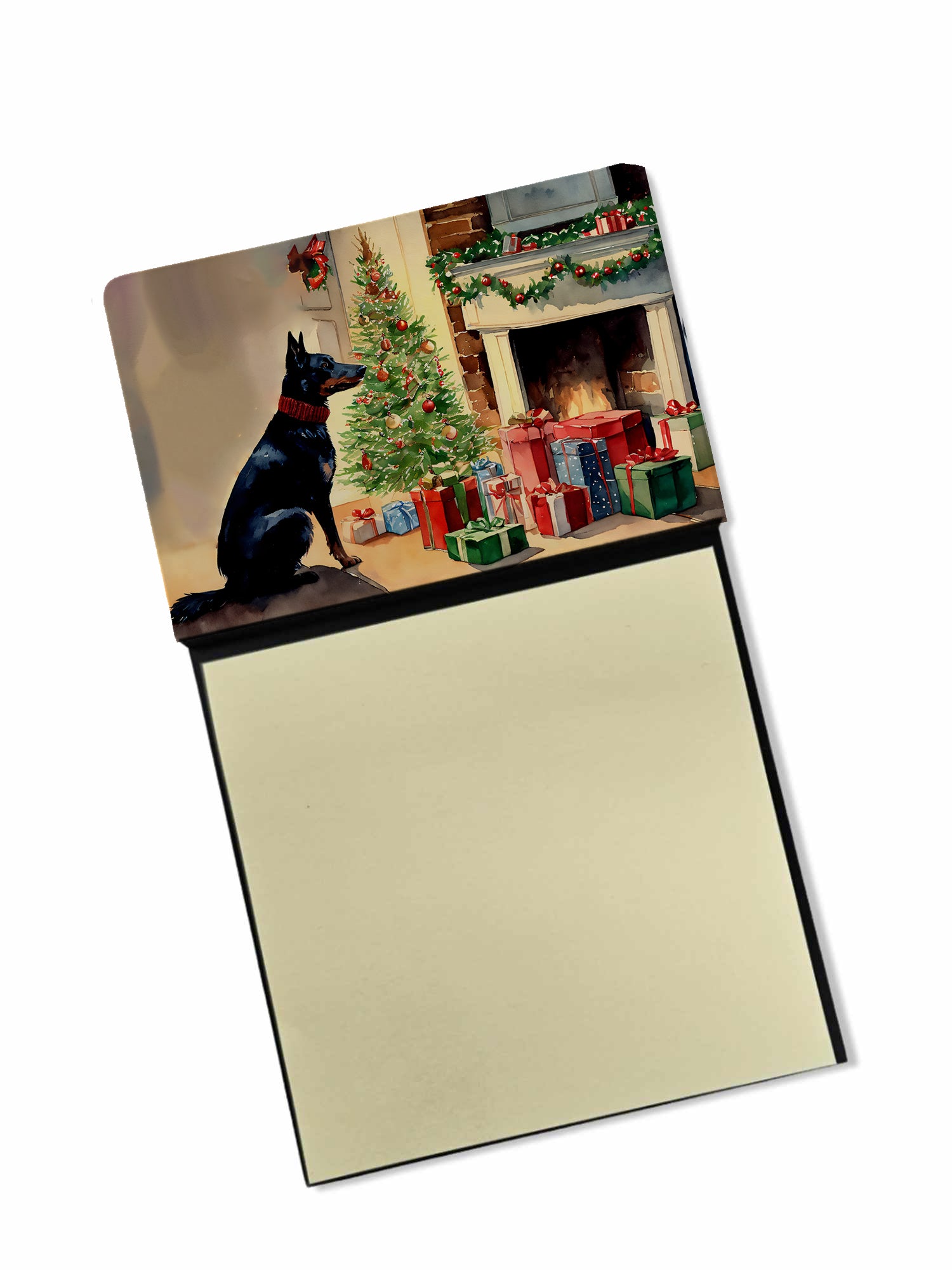 Buy this Australian Kelpie Cozy Christmas Sticky Note Holder