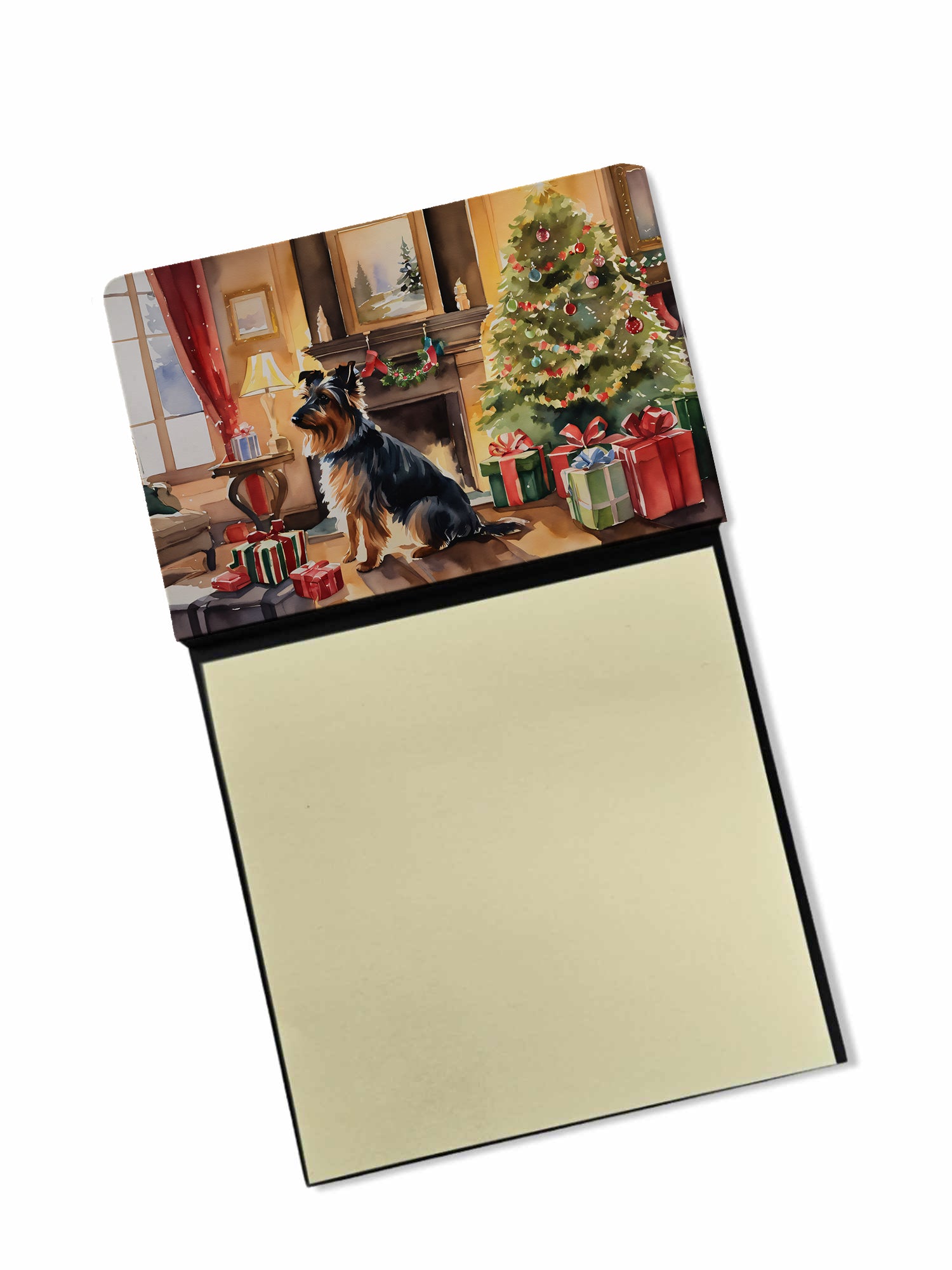 Buy this Australian Terrier Cozy Christmas Sticky Note Holder