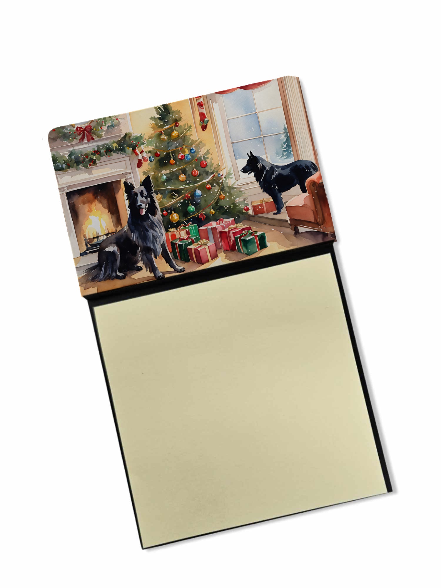 Buy this Belgian Sheepdog Cozy Christmas Sticky Note Holder