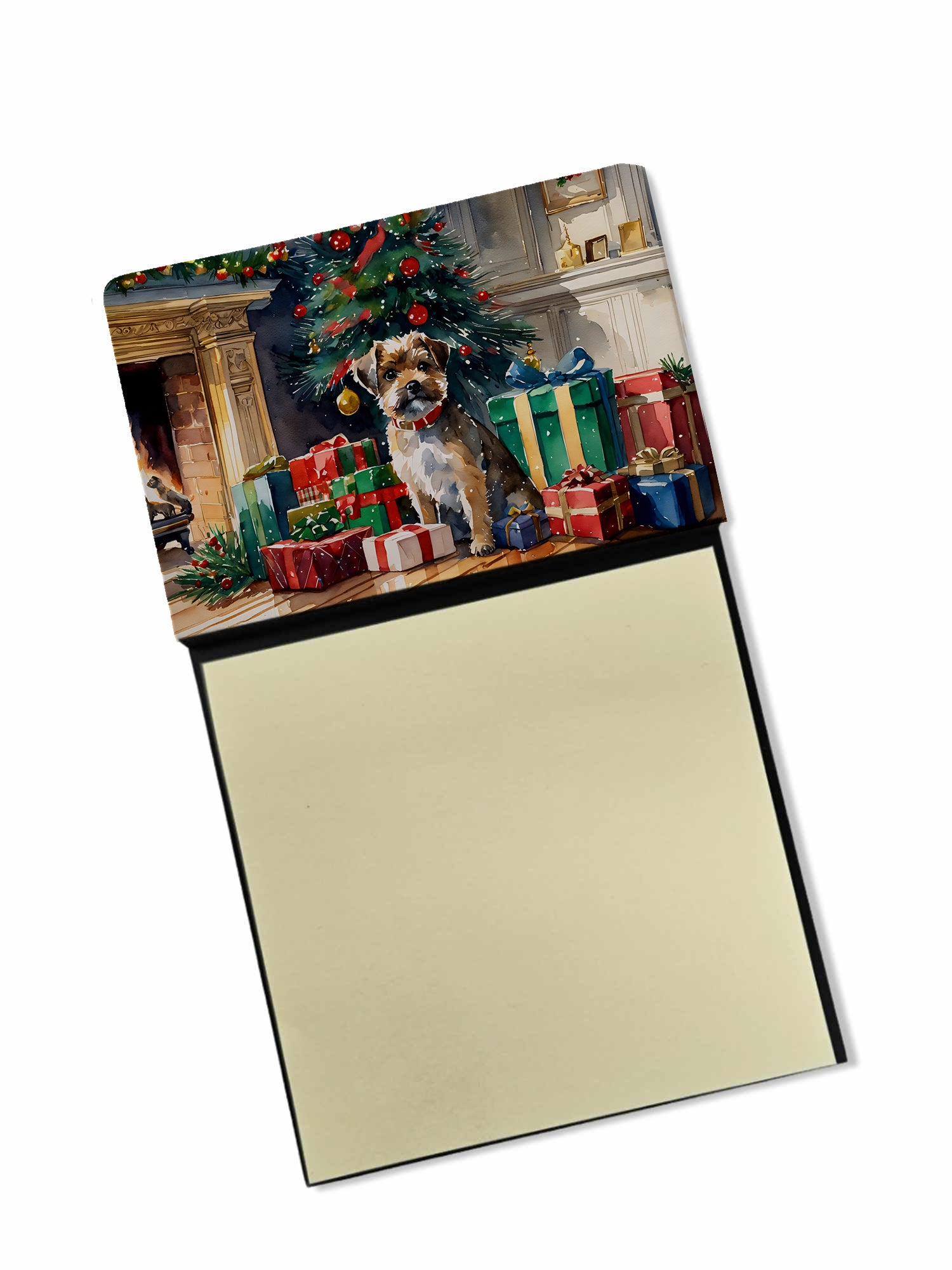Buy this Border Terrier Cozy Christmas Sticky Note Holder