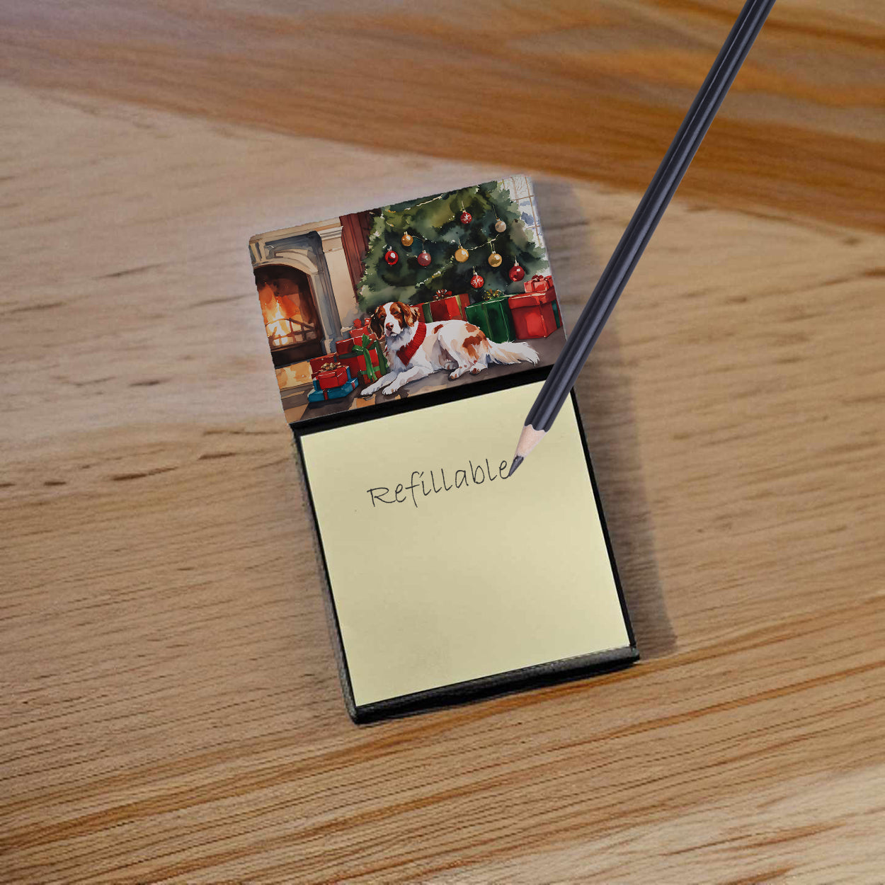 Buy this Brittany Cozy Christmas Sticky Note Holder