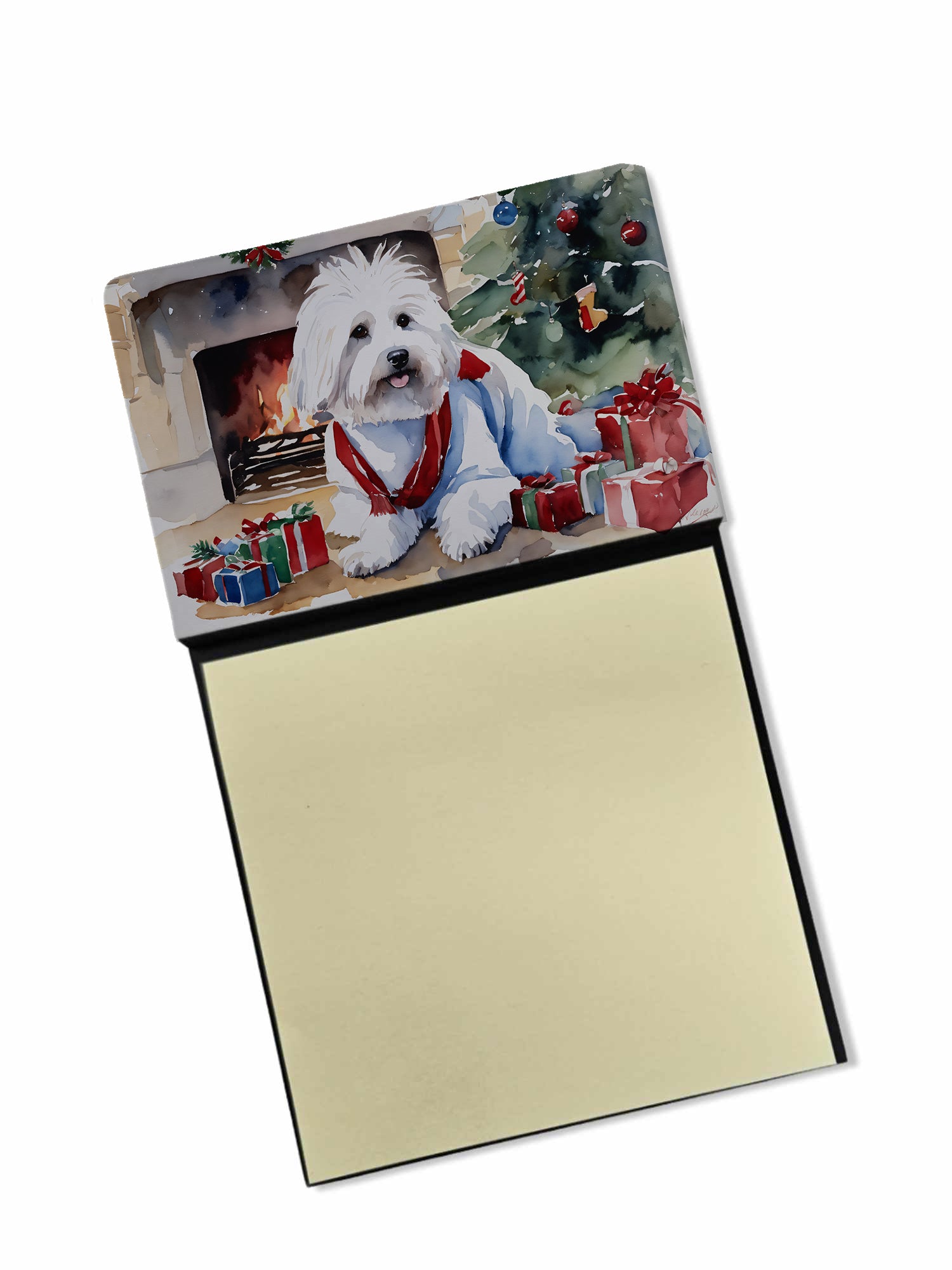 Buy this Coton De Tulear Cozy Christmas Sticky Note Holder