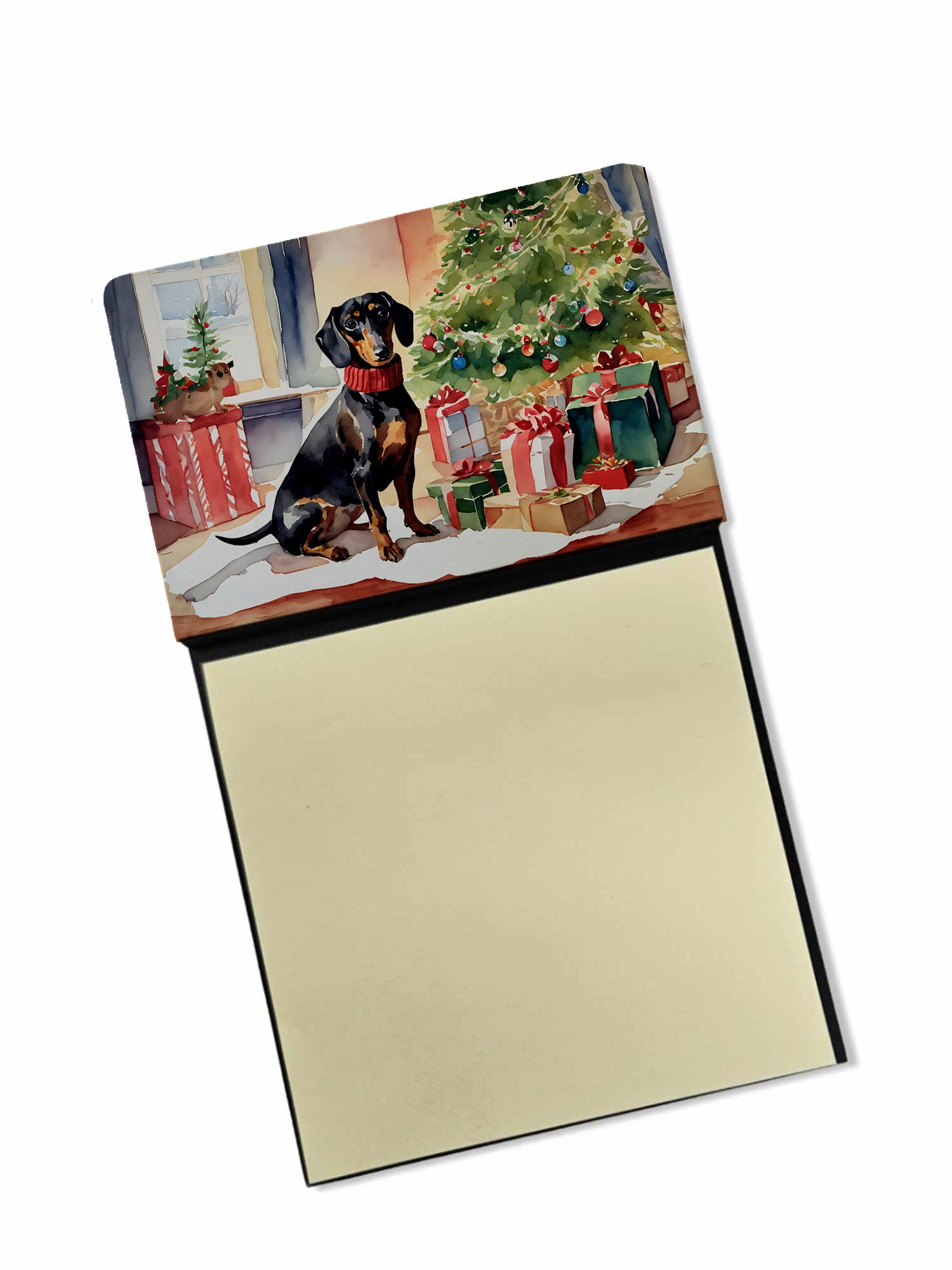 Buy this Dachshund Cozy Christmas Sticky Note Holder