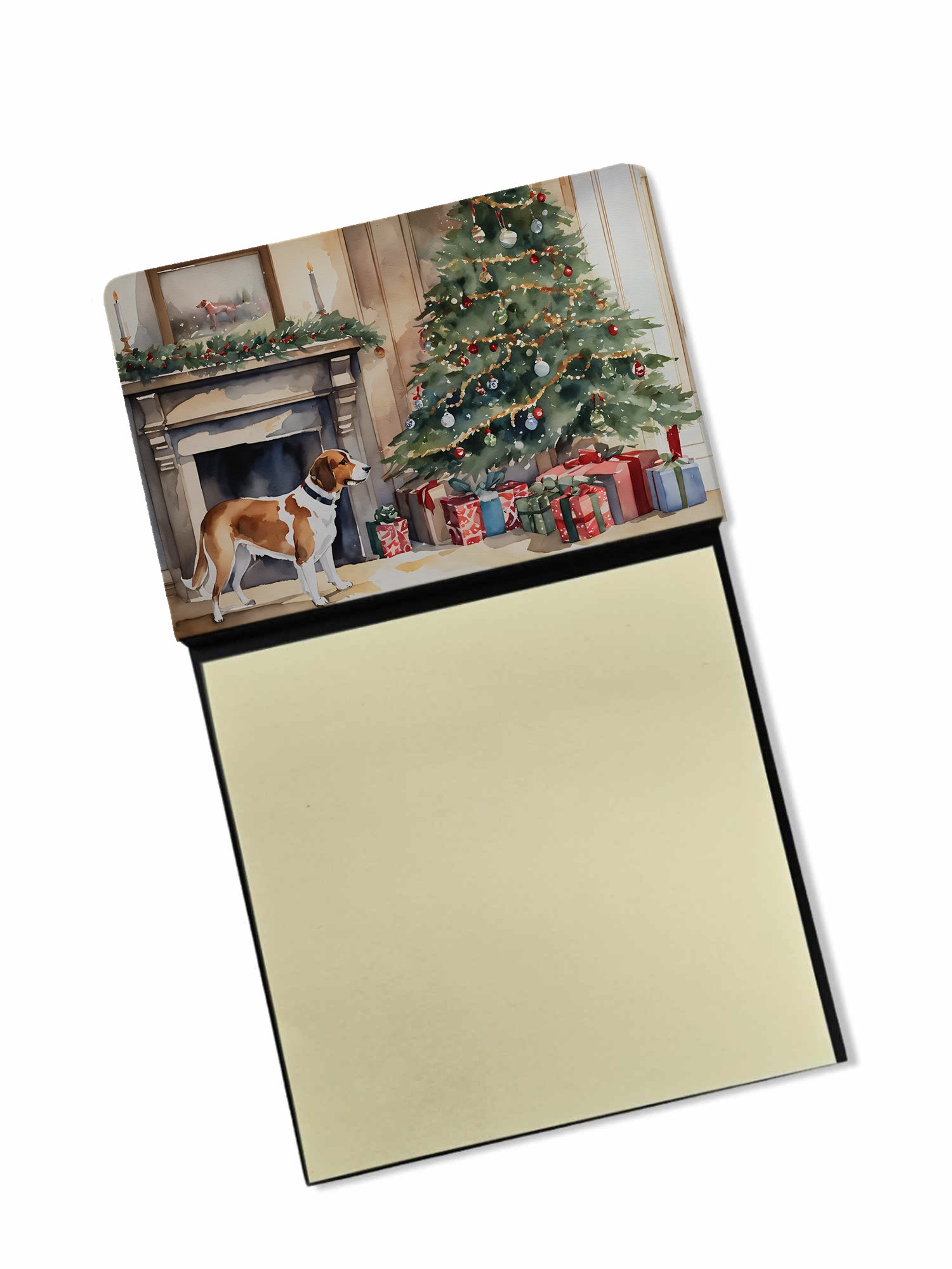 Buy this English Foxhound Cozy Christmas Sticky Note Holder