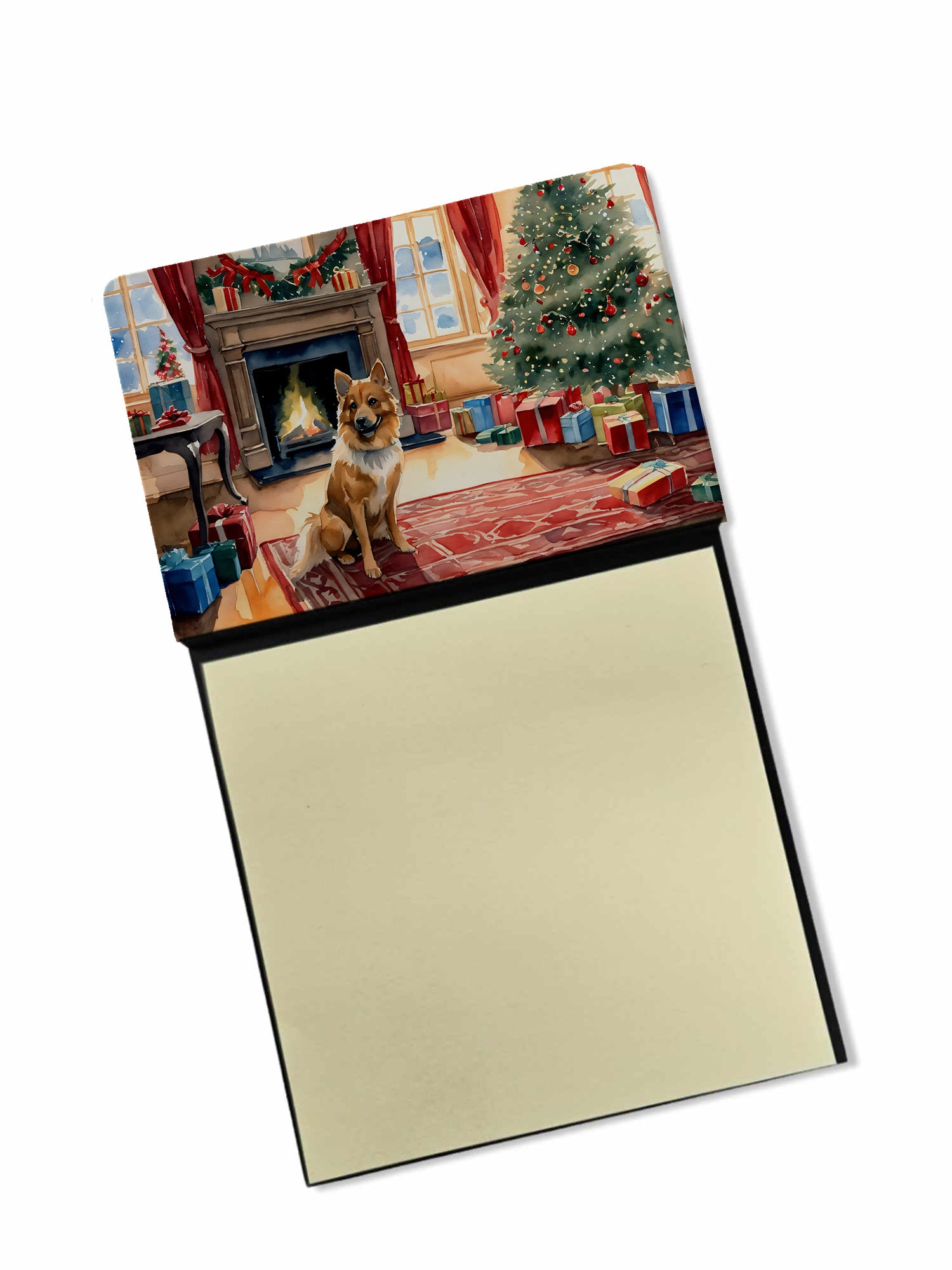 Buy this Finnish Spitz Cozy Christmas Sticky Note Holder