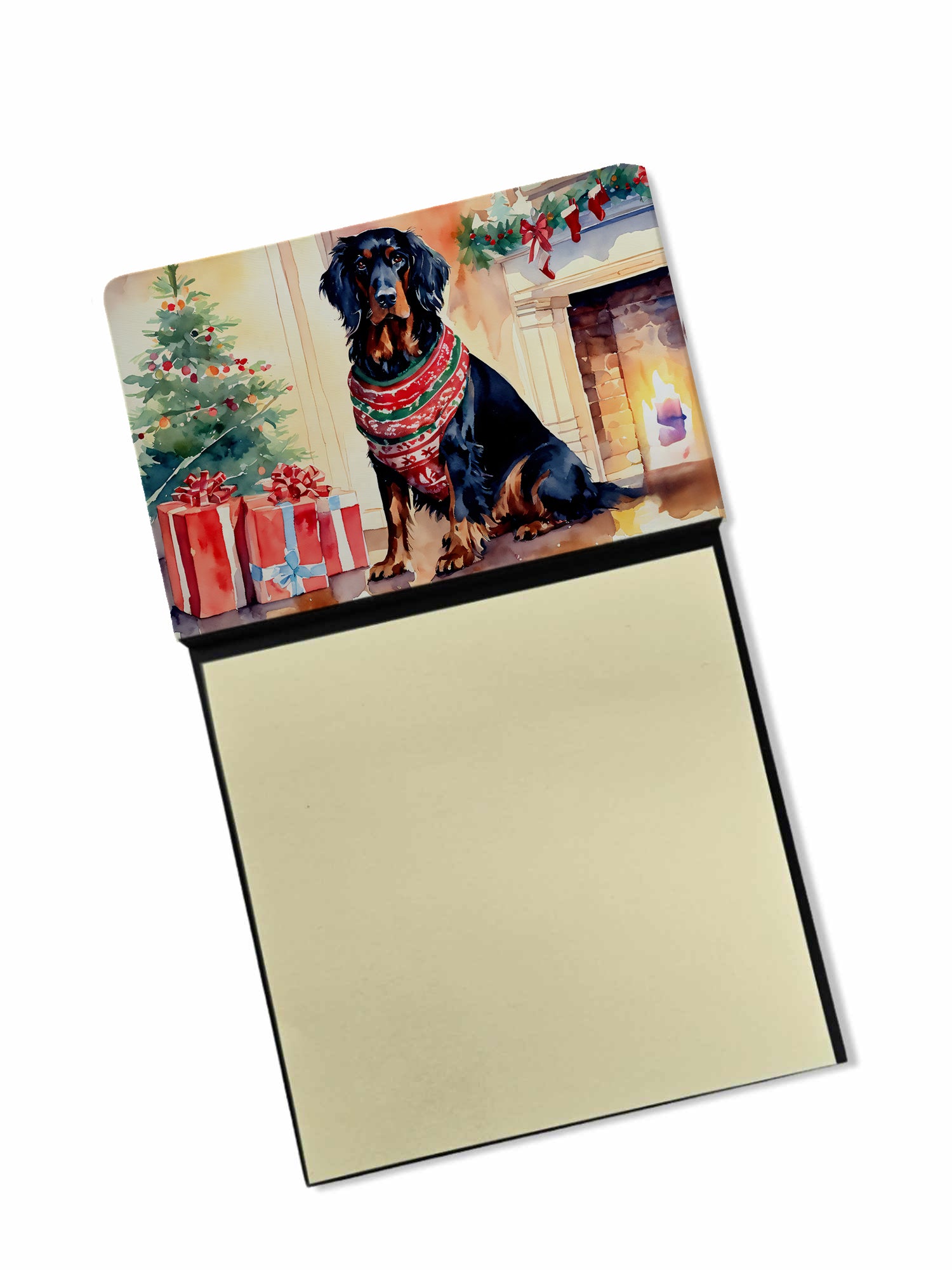 Buy this Gordon Setter Cozy Christmas Sticky Note Holder