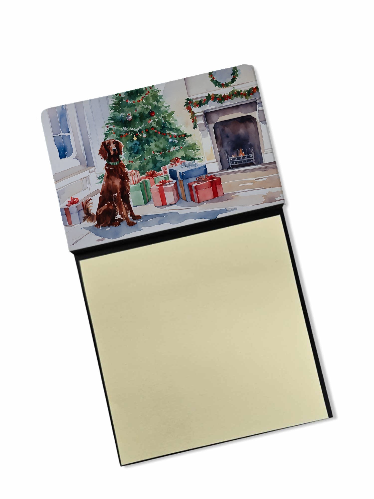 Buy this Irish Setter Cozy Christmas Sticky Note Holder