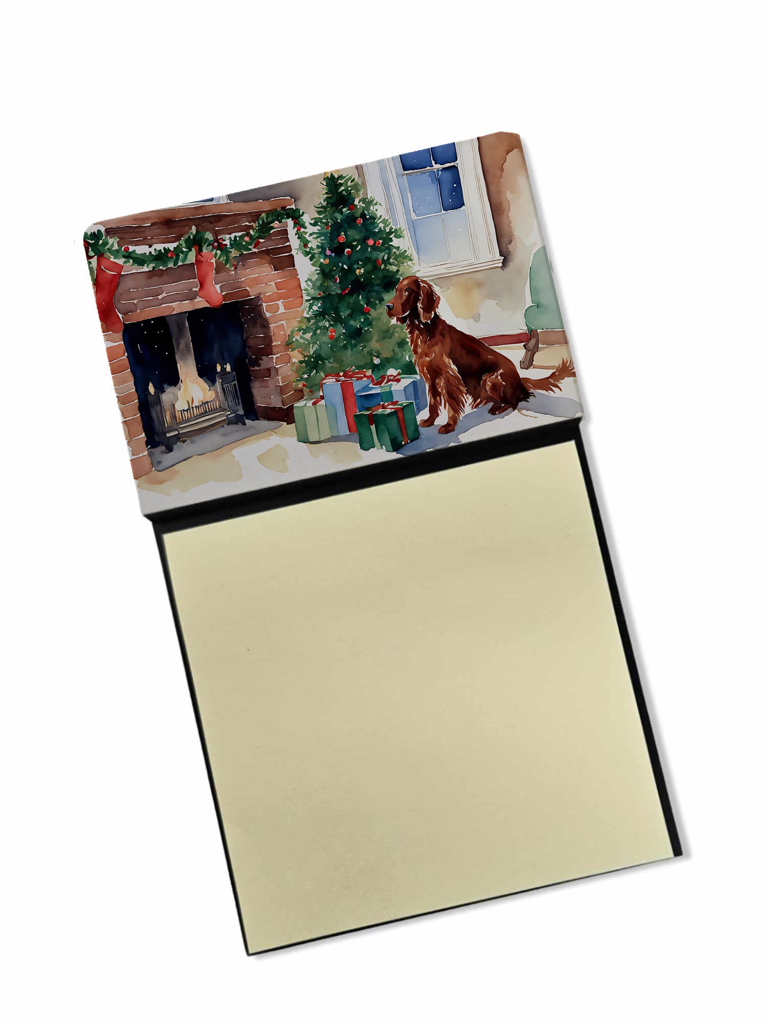 Buy this Irish Setter Cozy Christmas Sticky Note Holder
