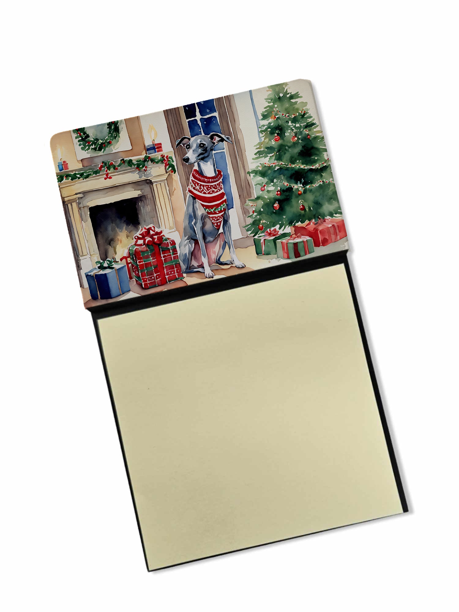 Buy this Italian Greyhound Cozy Christmas Sticky Note Holder