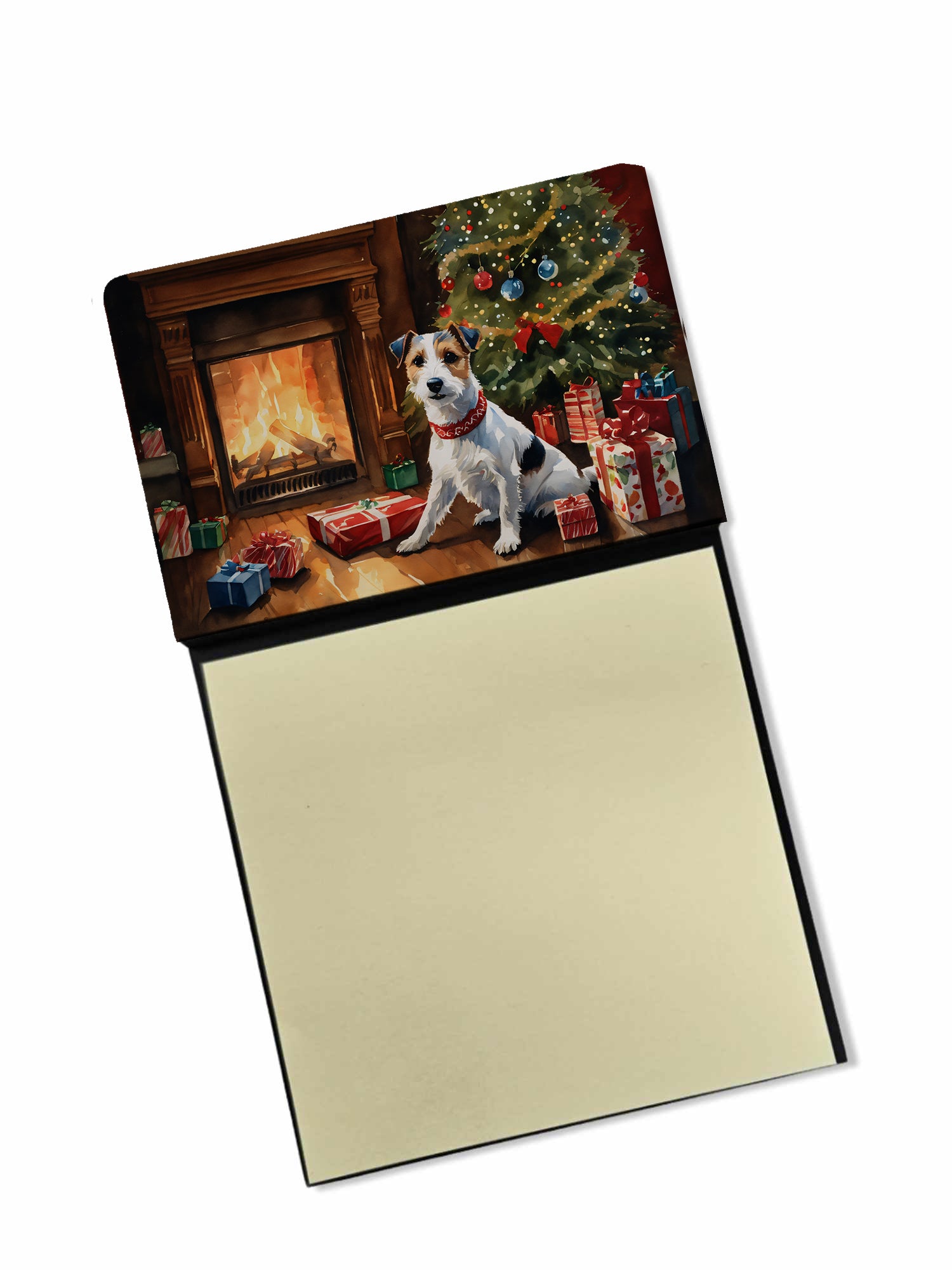 Buy this Jack Russell Terrier Cozy Christmas Sticky Note Holder