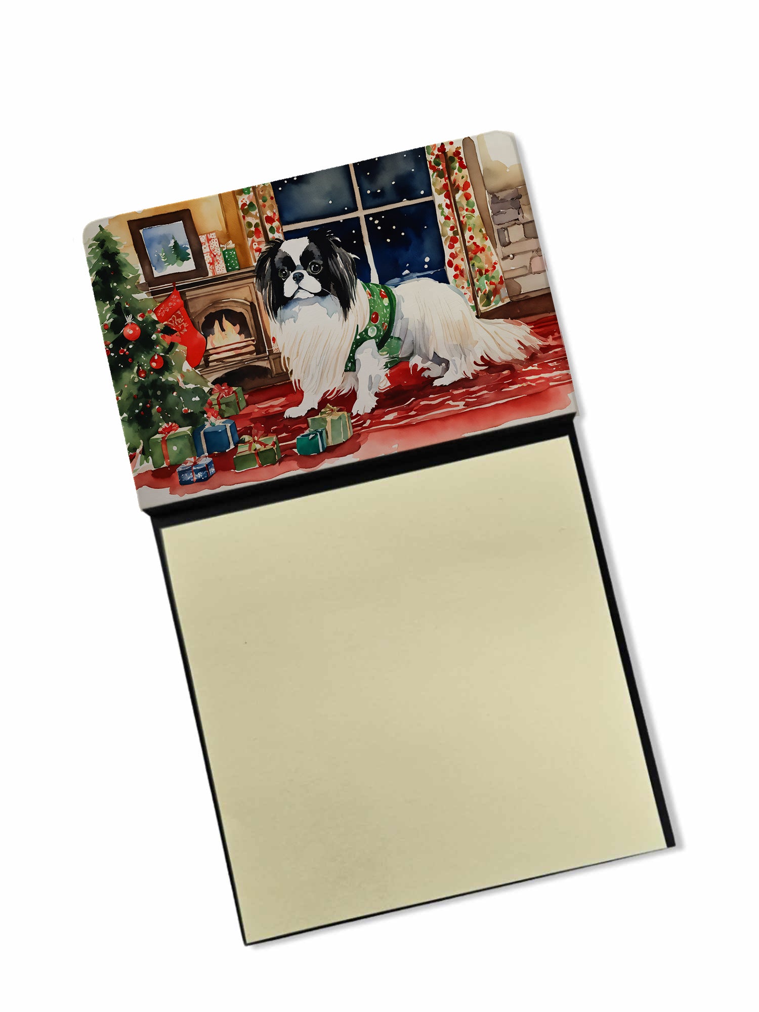 Buy this Japanese Chin Cozy Christmas Sticky Note Holder