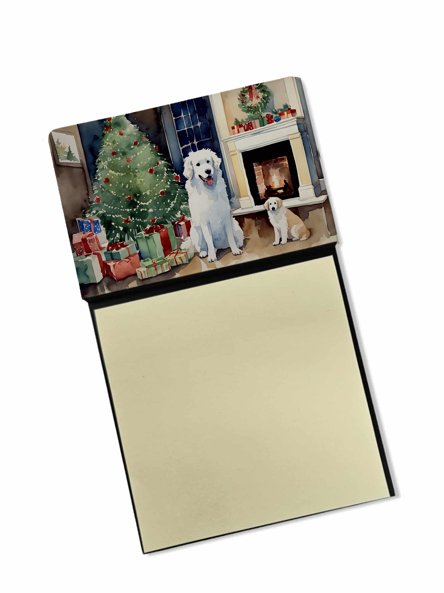 Buy this Kuvasz Cozy Christmas Sticky Note Holder