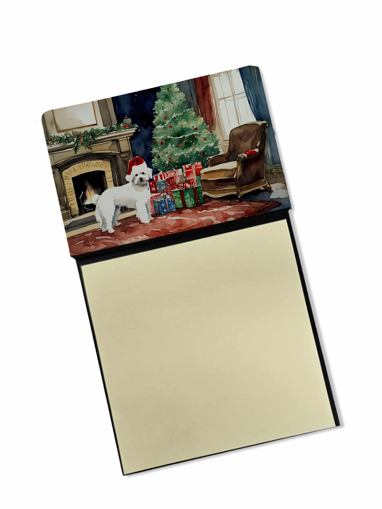 Buy this Maltese Cozy Christmas Sticky Note Holder