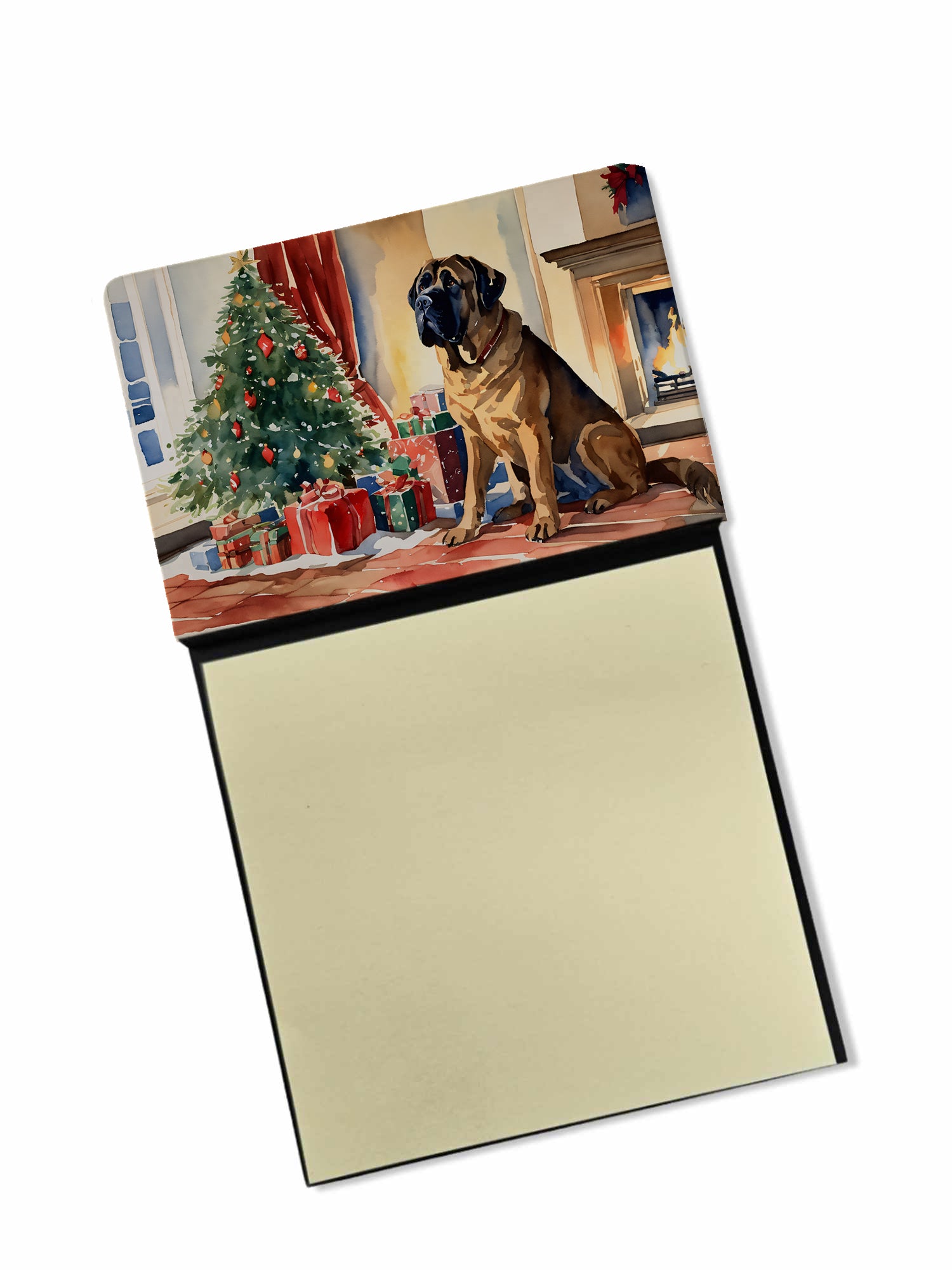 Buy this Mastiff Cozy Christmas Sticky Note Holder