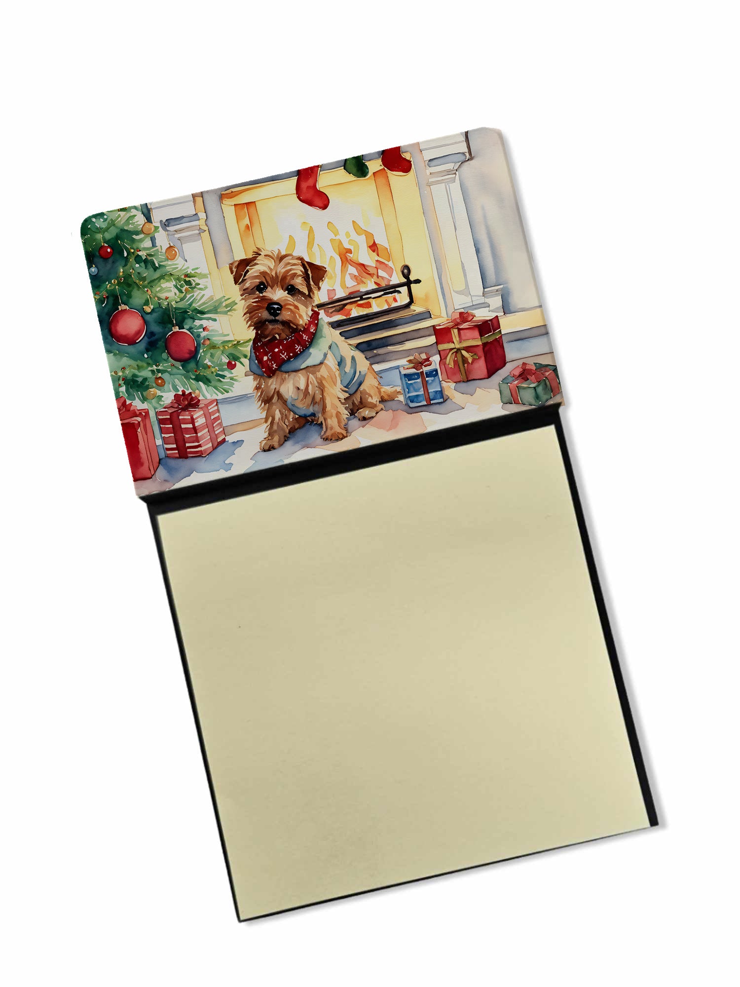 Buy this Norfolk Terrier Cozy Christmas Sticky Note Holder